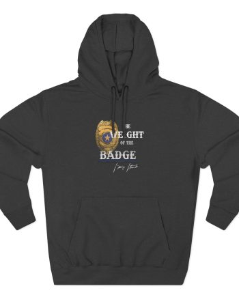 George Strait Gold Badge Three-Panel Fleece Hoodie