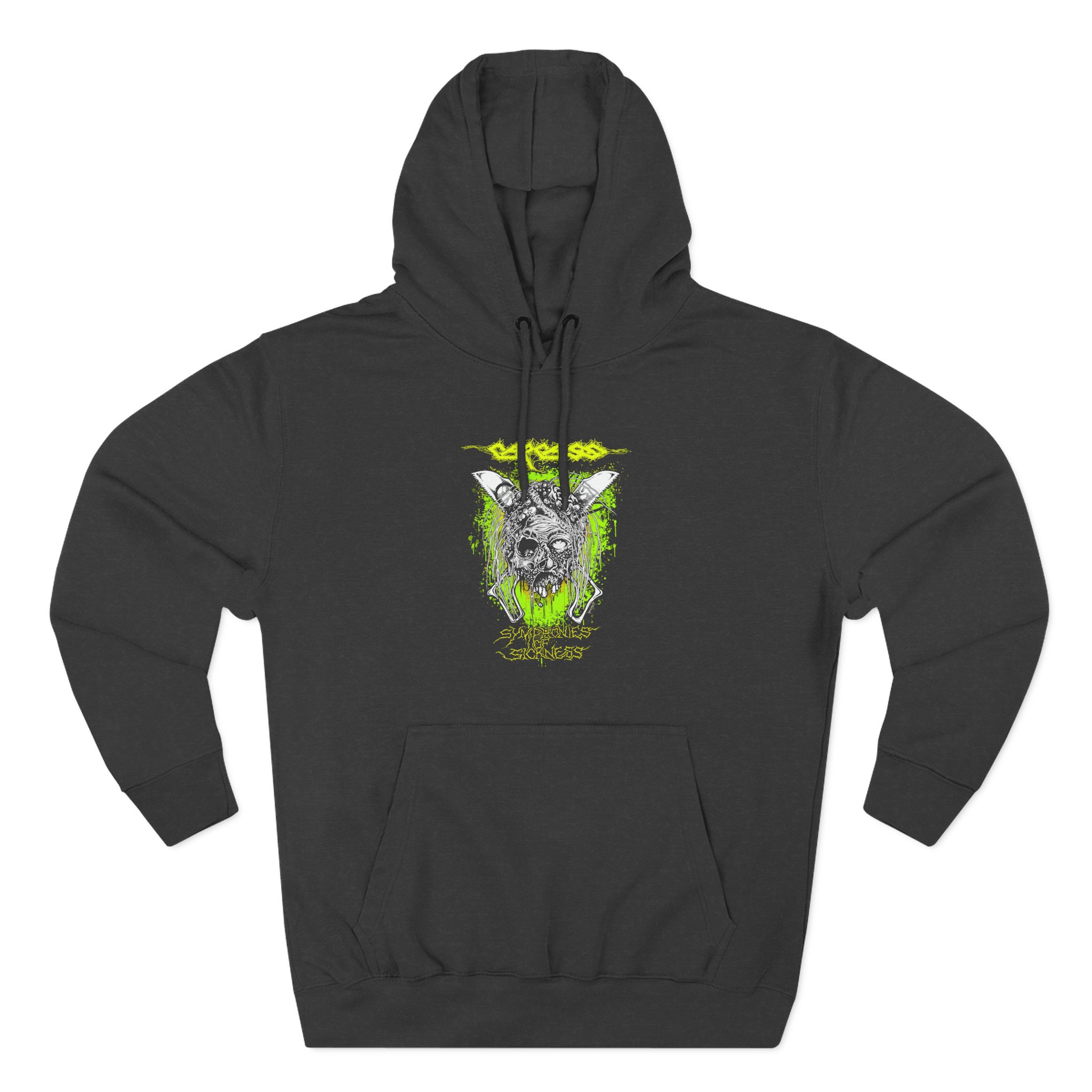 Carcass Sos Three-Panel Fleece Hoodie - Image 3