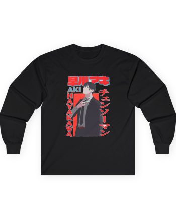 Chainsaw Man Aki Name Unisex Ultra Cotton Long Sleeve Tee