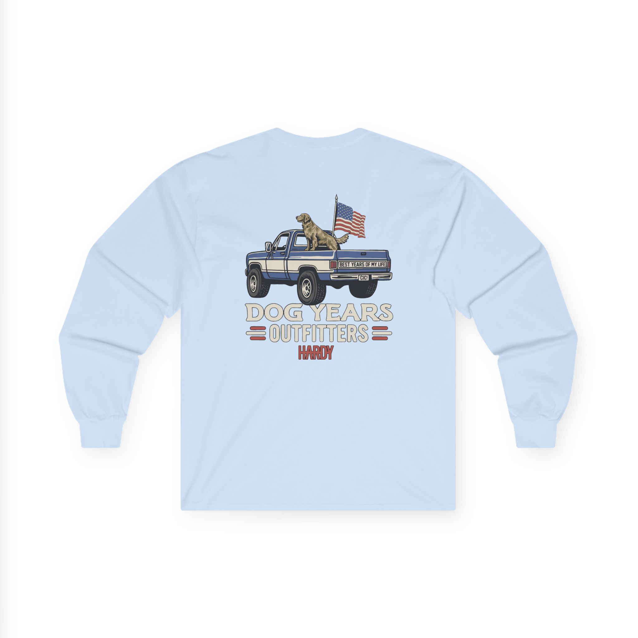 Hd dog years Unisex Ultra Cotton Long Sleeve Tee - Image 8