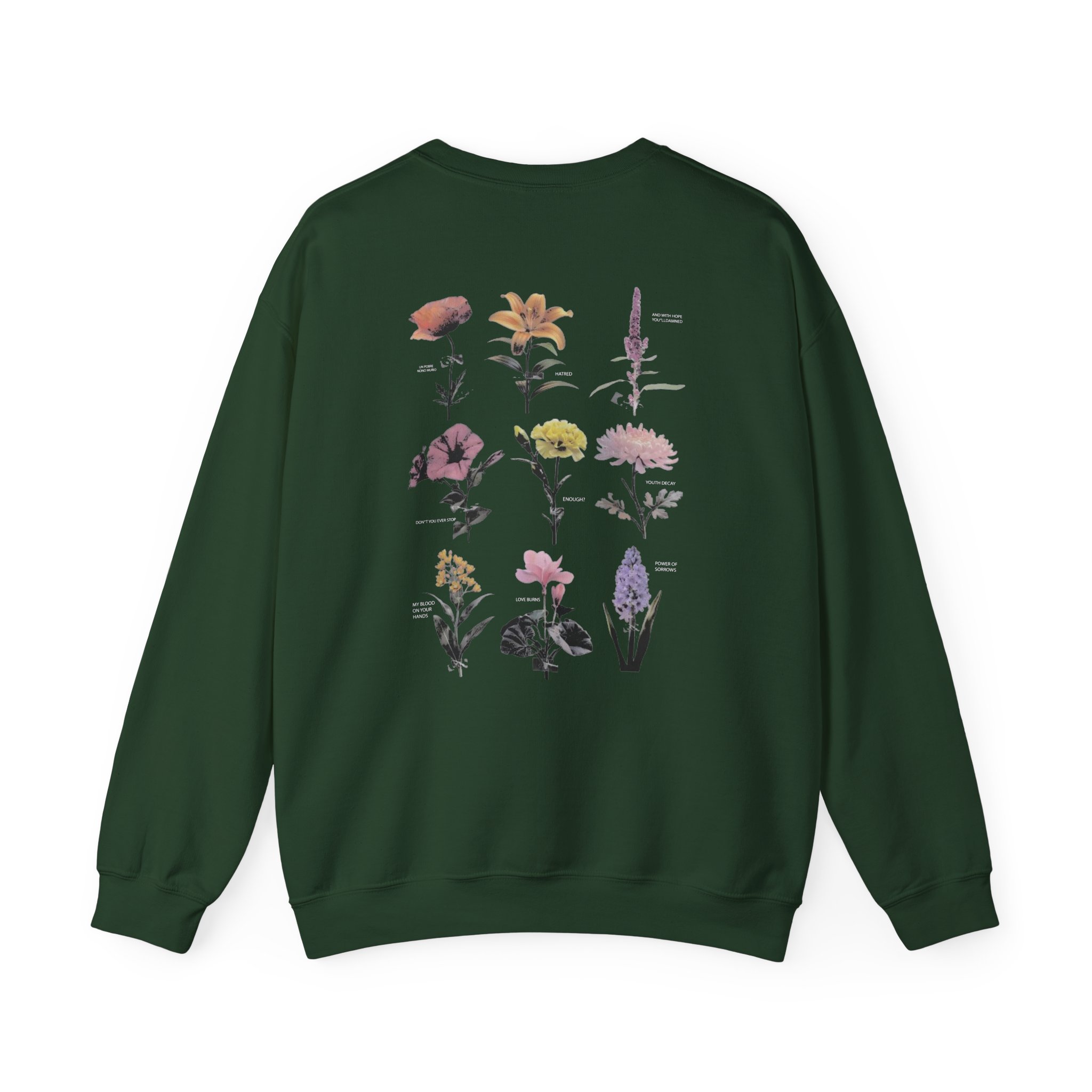 Paleface Swiss Hidden Flowers Unisex Heavy Blend™ Crewneck Sweatshirt - Image 8