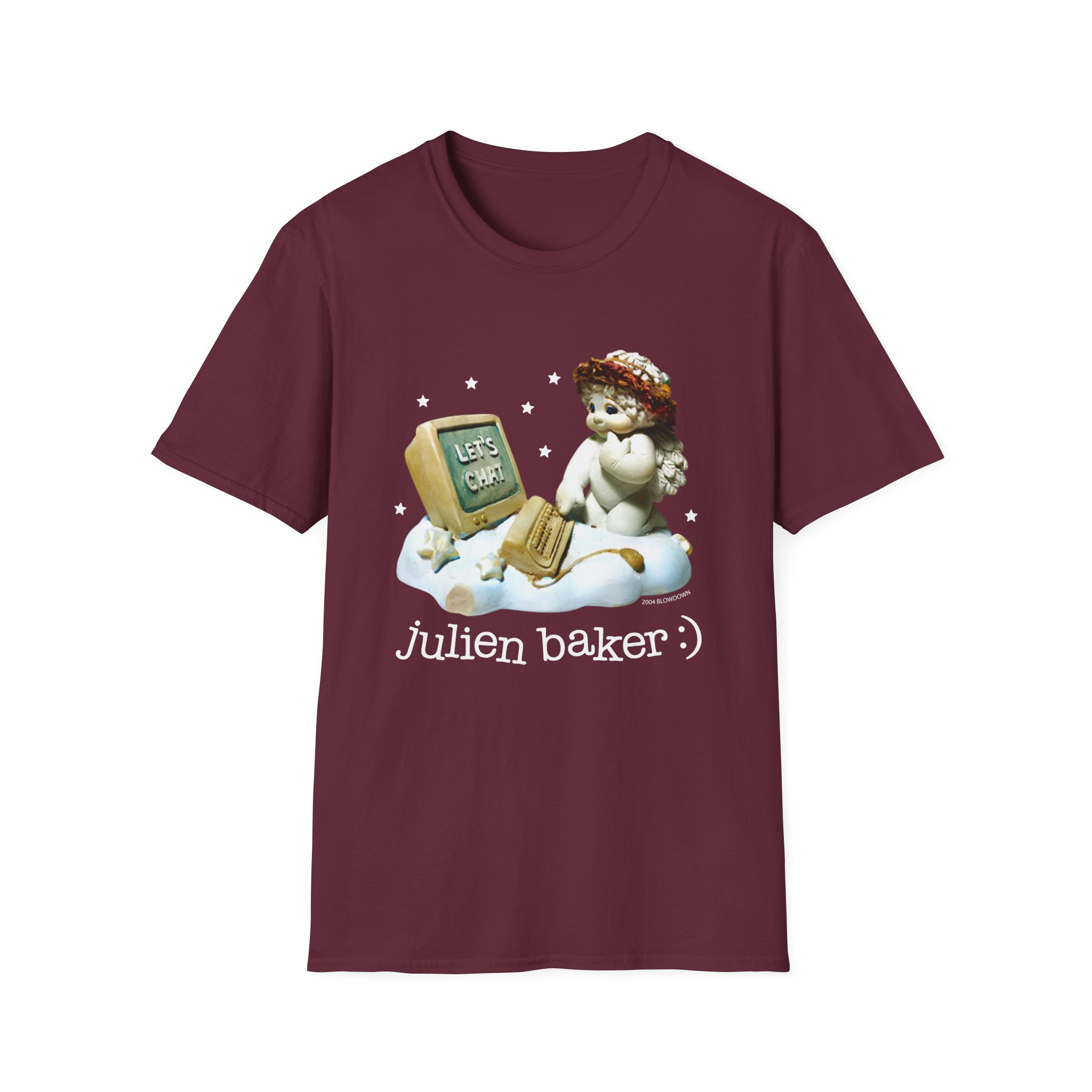 Julien Baker Online Angel Unisex Softstyle T-Shirt - Image 3