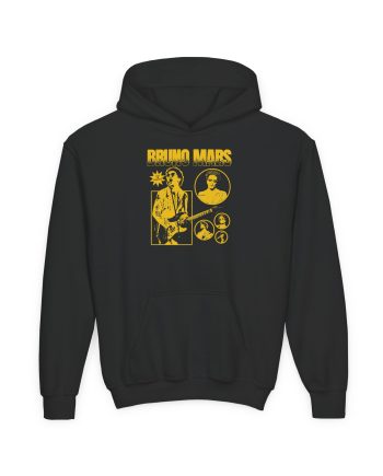 Bruno Mars Youth Heavy Blend Hooded Sweatshirt