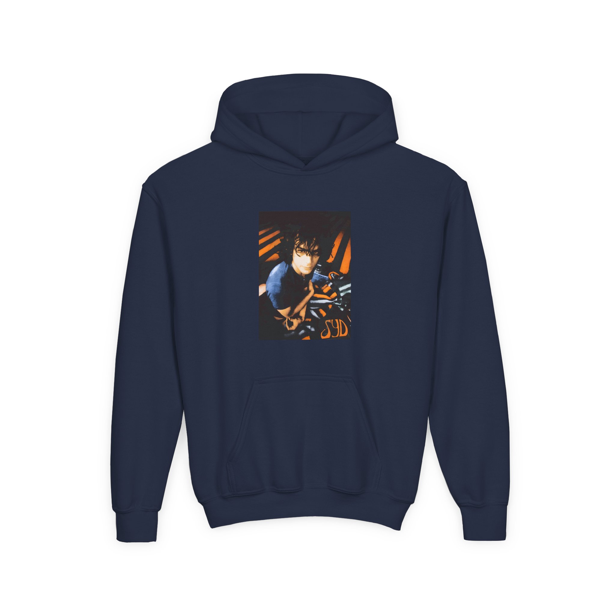 Pink Floyd Syd Barrett Youth Heavy Blend Hooded Sweatshirt - Image 3