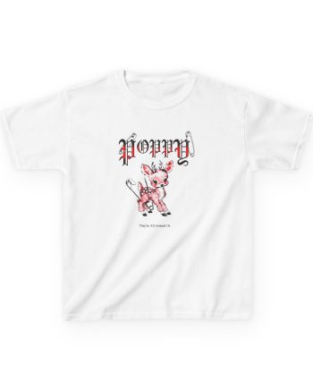 Kids Poppy Deer Heavy Cotton™ Tee