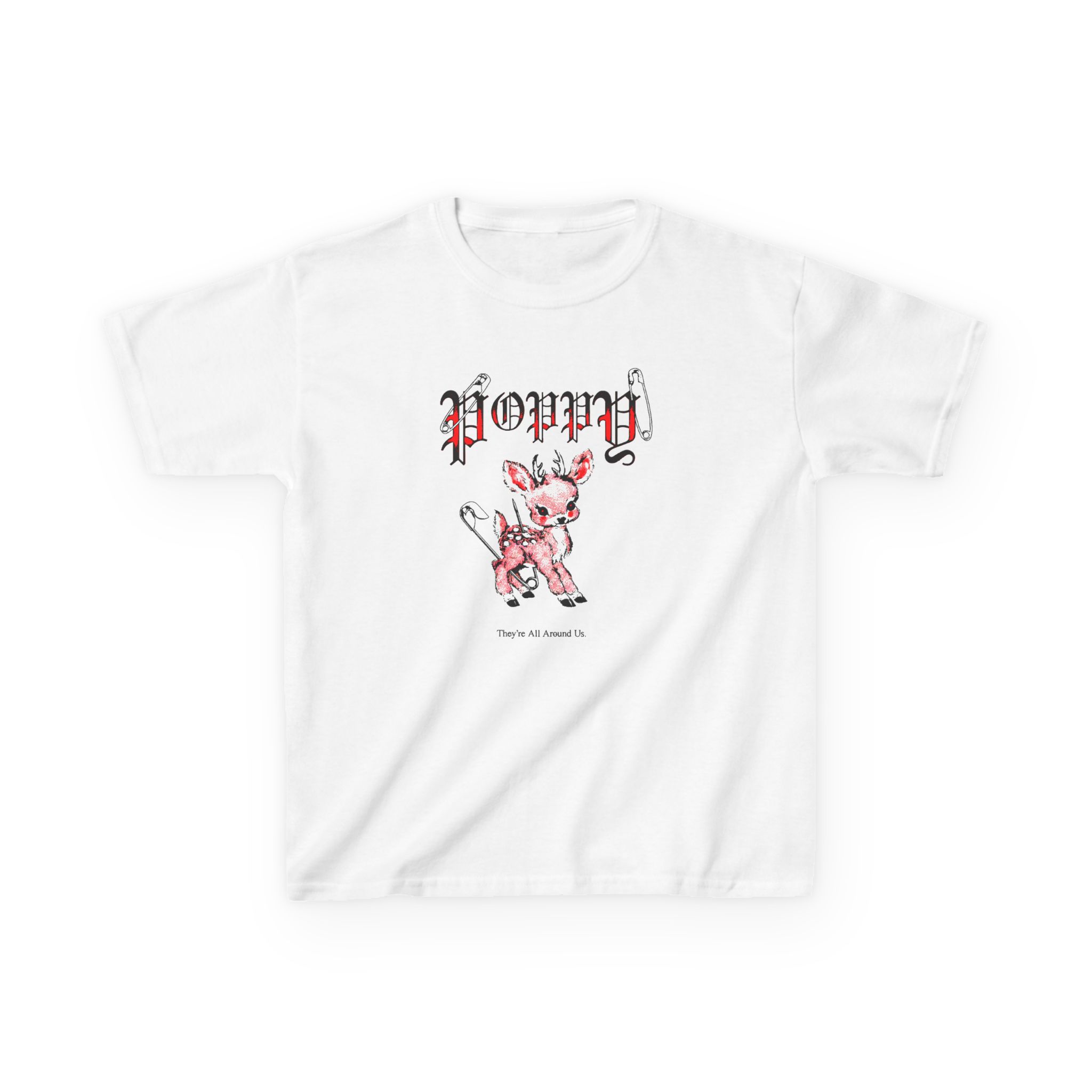 Kids Poppy Deer Heavy Cotton™ Tee