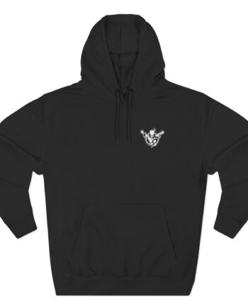 Thunderdome Monochrome Three-panel Fleece Hoodie
