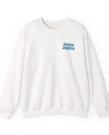 Janis Joplin Sherpa Fleece Unisex Heavy Blend™ Crewneck Sweatshirt