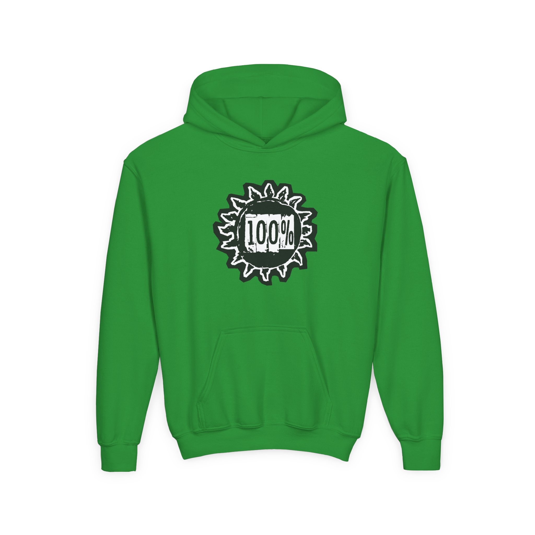 Levellers 100% to Artists Youth Heavy Blend Hooded Sweatshirt - Image 7