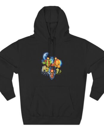 Thunderdome Dance Or Die Three-panel Fleece Hoodie