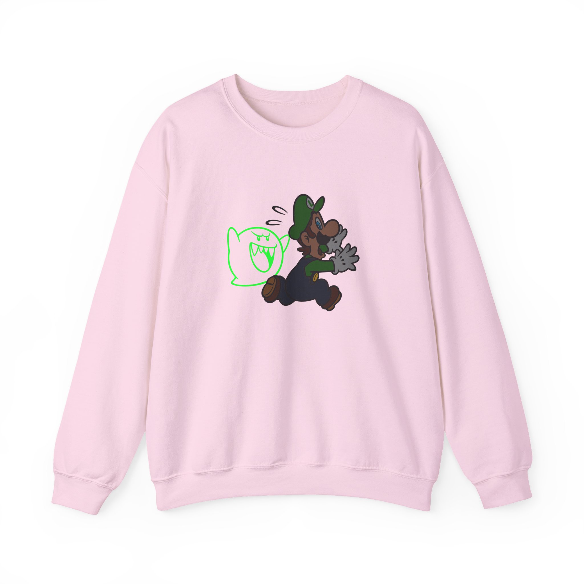 NTD Luigi™ and Boo Unisex Heavy Blend™ Crewneck Sweatshirt - Image 19