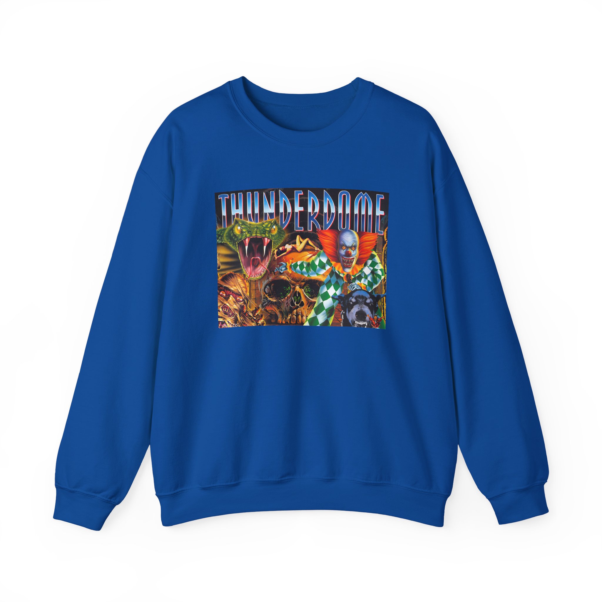 Thunderdome Hardcore Will Never Die Unisex Heavy Blend™ Crewneck Sweatshirt - Image 11