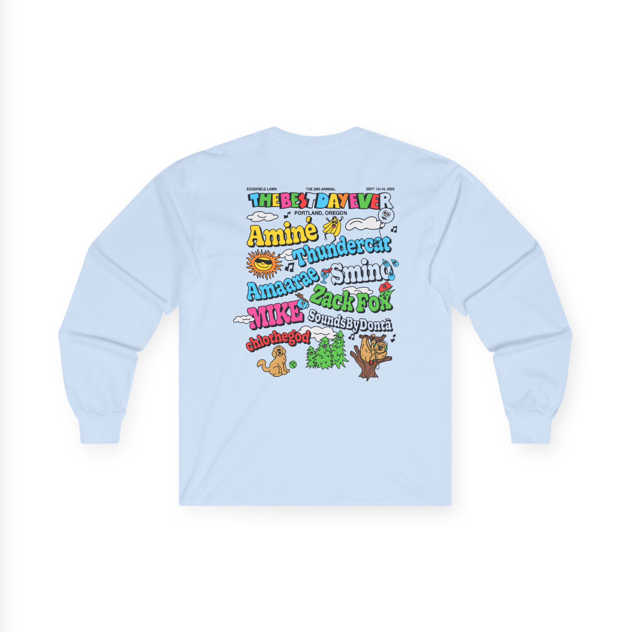 Aminé the Best Day Ever Unisex Ultra Cotton Long Sleeve Tee - Image 8