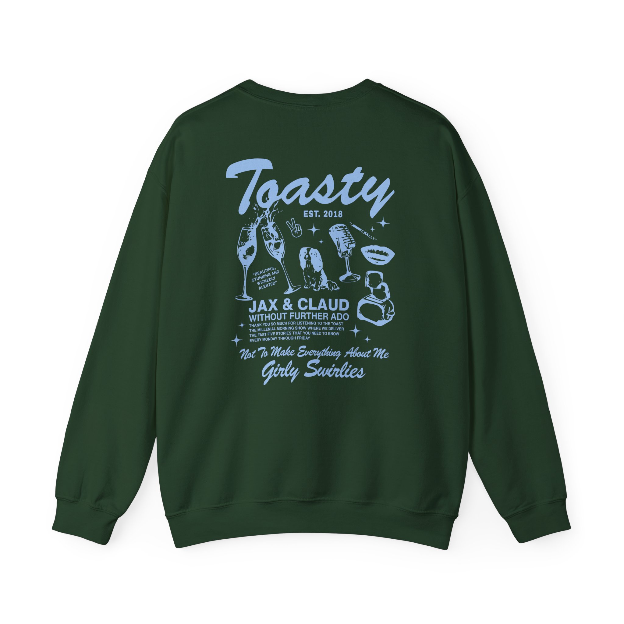 The Toast Toasty Boyfriend Unisex Heavy Blend™ Crewneck Sweatshirt - Image 16