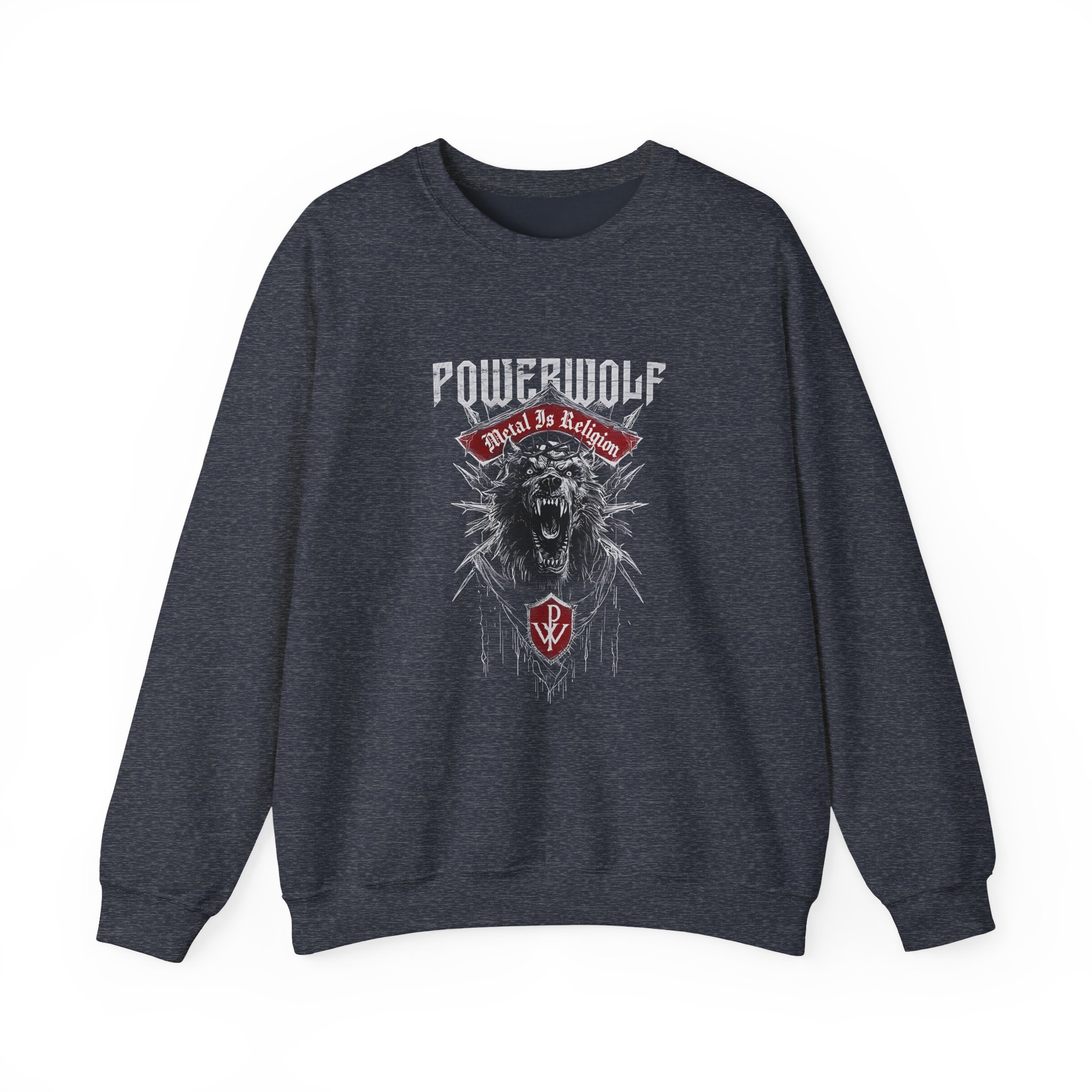 Powerwolf Chaos Unisex Heavy Blend™ Crewneck Sweatshirt - Image 5