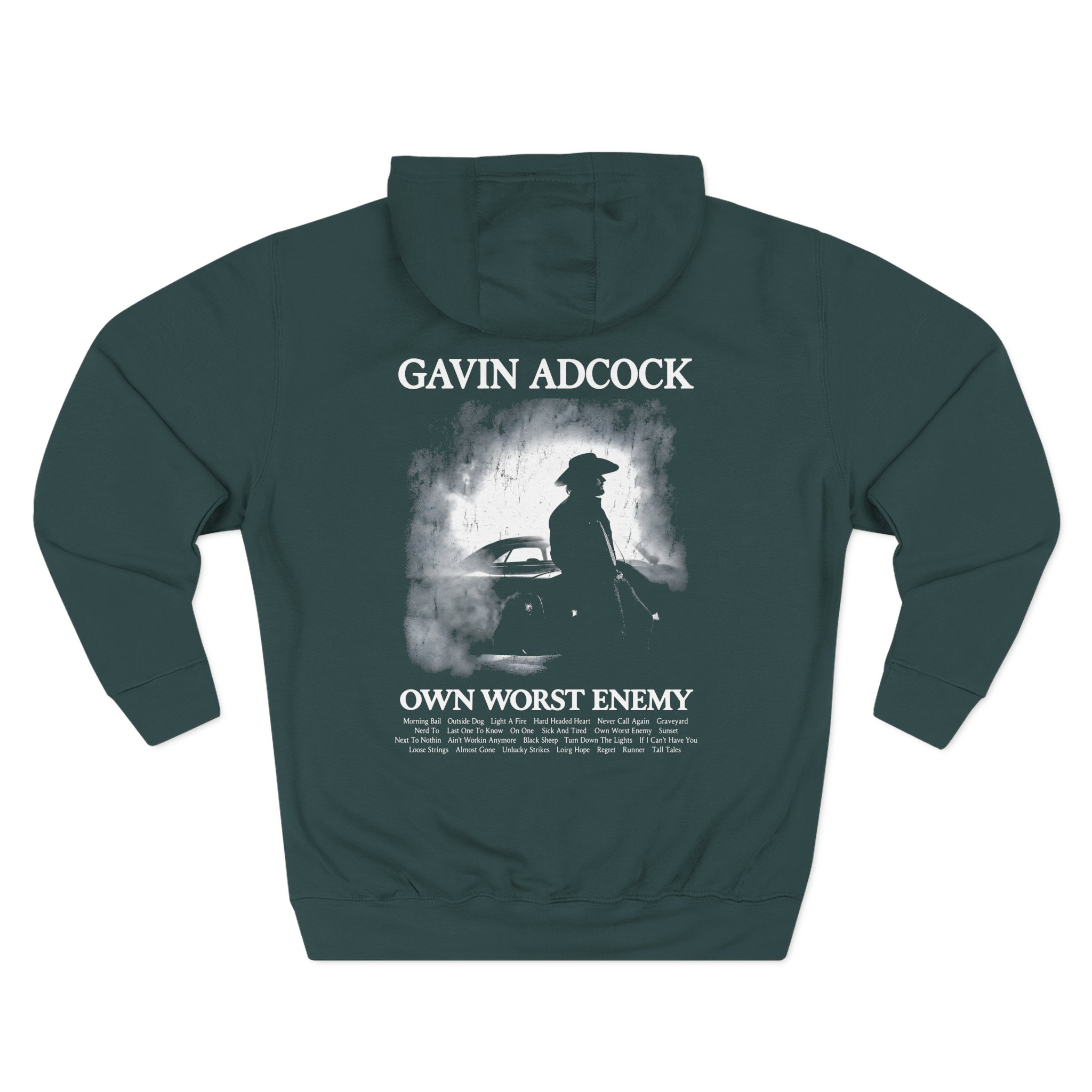 Gavin Adcock My Own Worst Enemy Three-Panel Fleece Hoodie - Image 6