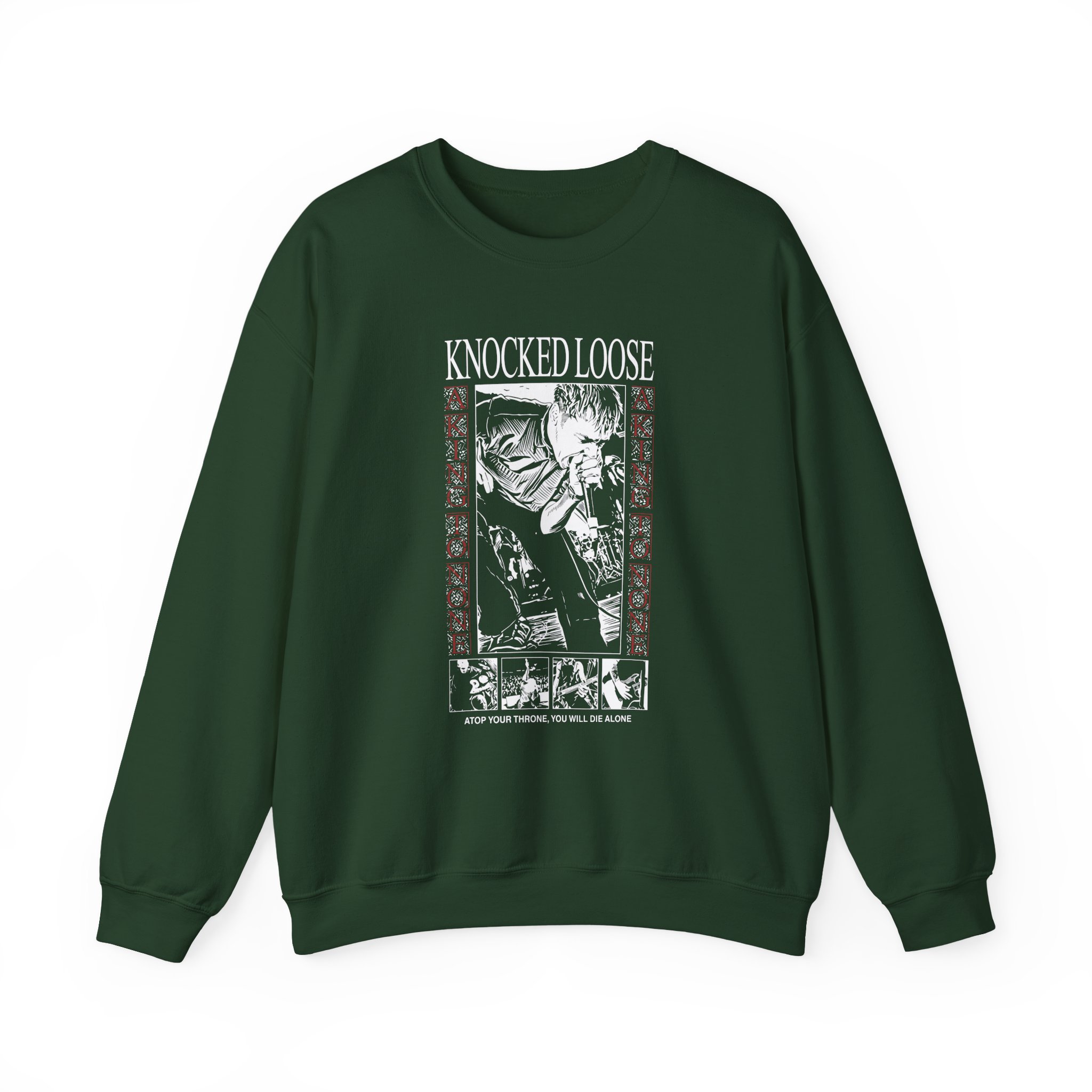 Knocked Loose Atop Your Throne Unisex Heavy Blend™ Crewneck Sweatshirt - Image 5