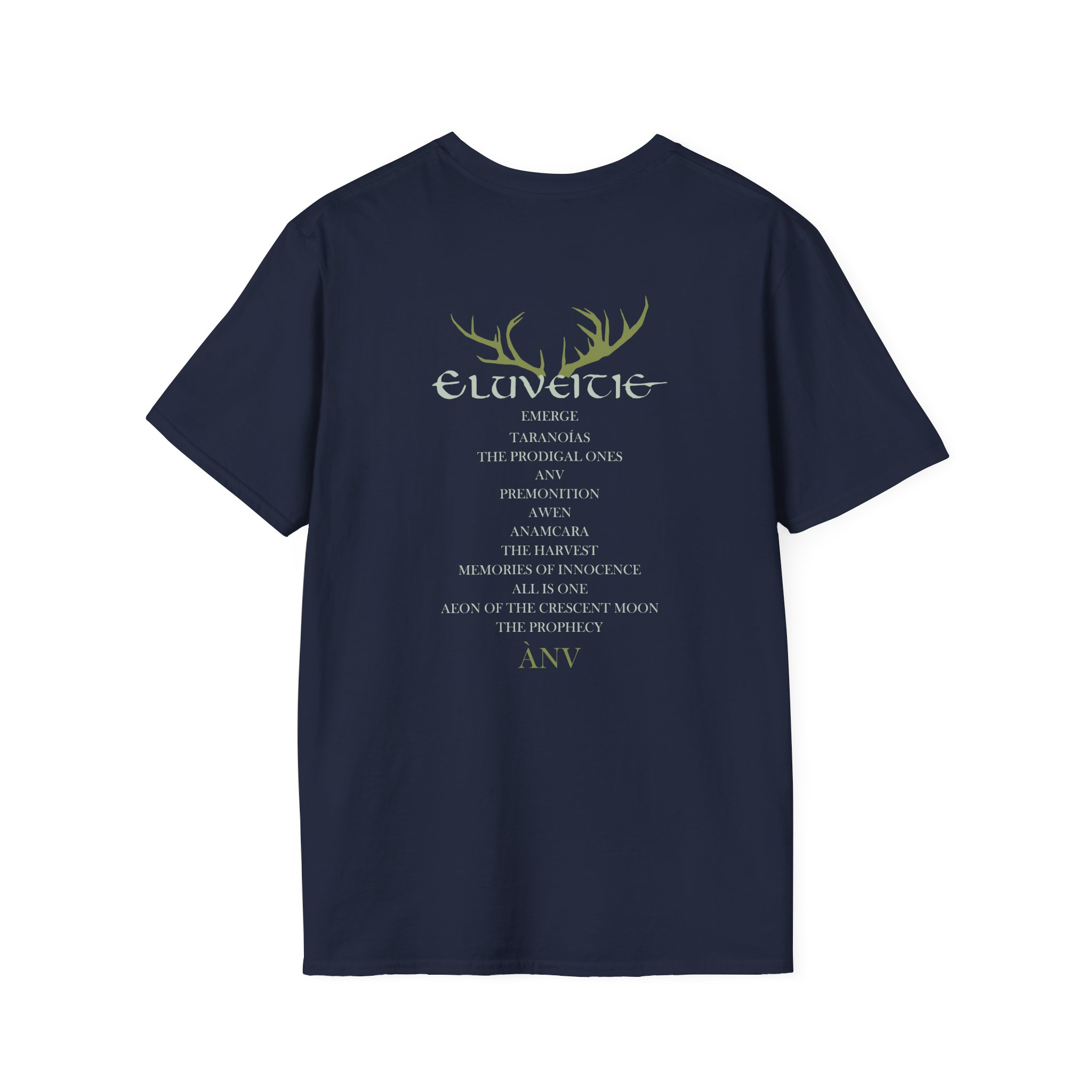 Eluveitie Anv Cover Unisex Softstyle T-Shirt - Image 6