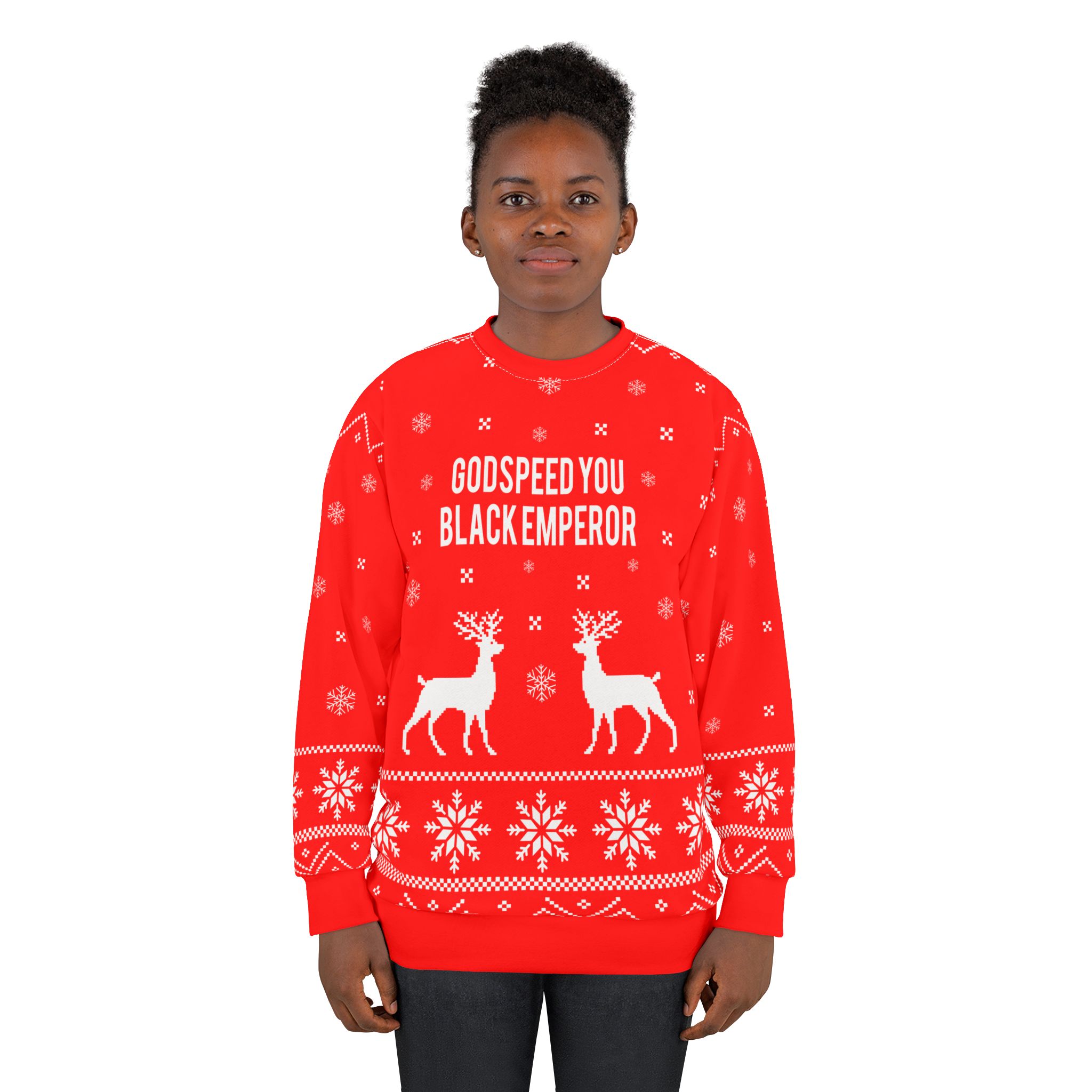 Godspeed You Black Emperor Unisex Sweatshirt (AOP) - Image 4