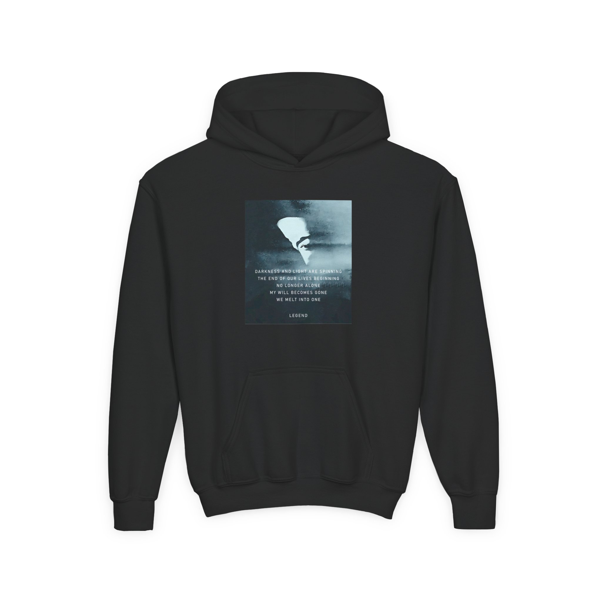 John Legend Darkness Lyrics Youth Heavy Blend Hooded Sweatshirt
