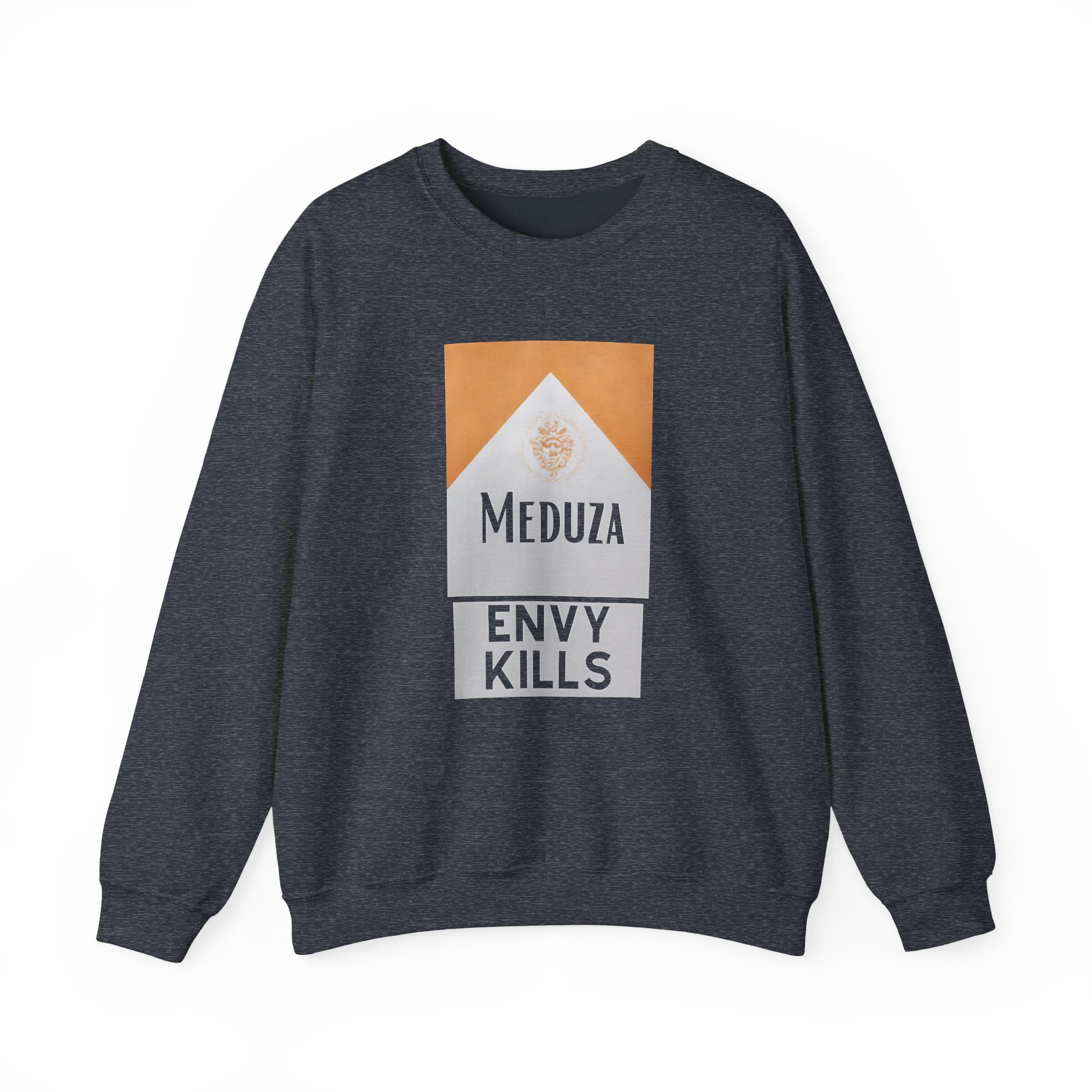 Meduza Envy Boxy Tie-dyed Unisex Heavy Blend™ Crewneck Sweatshirt - Image 13