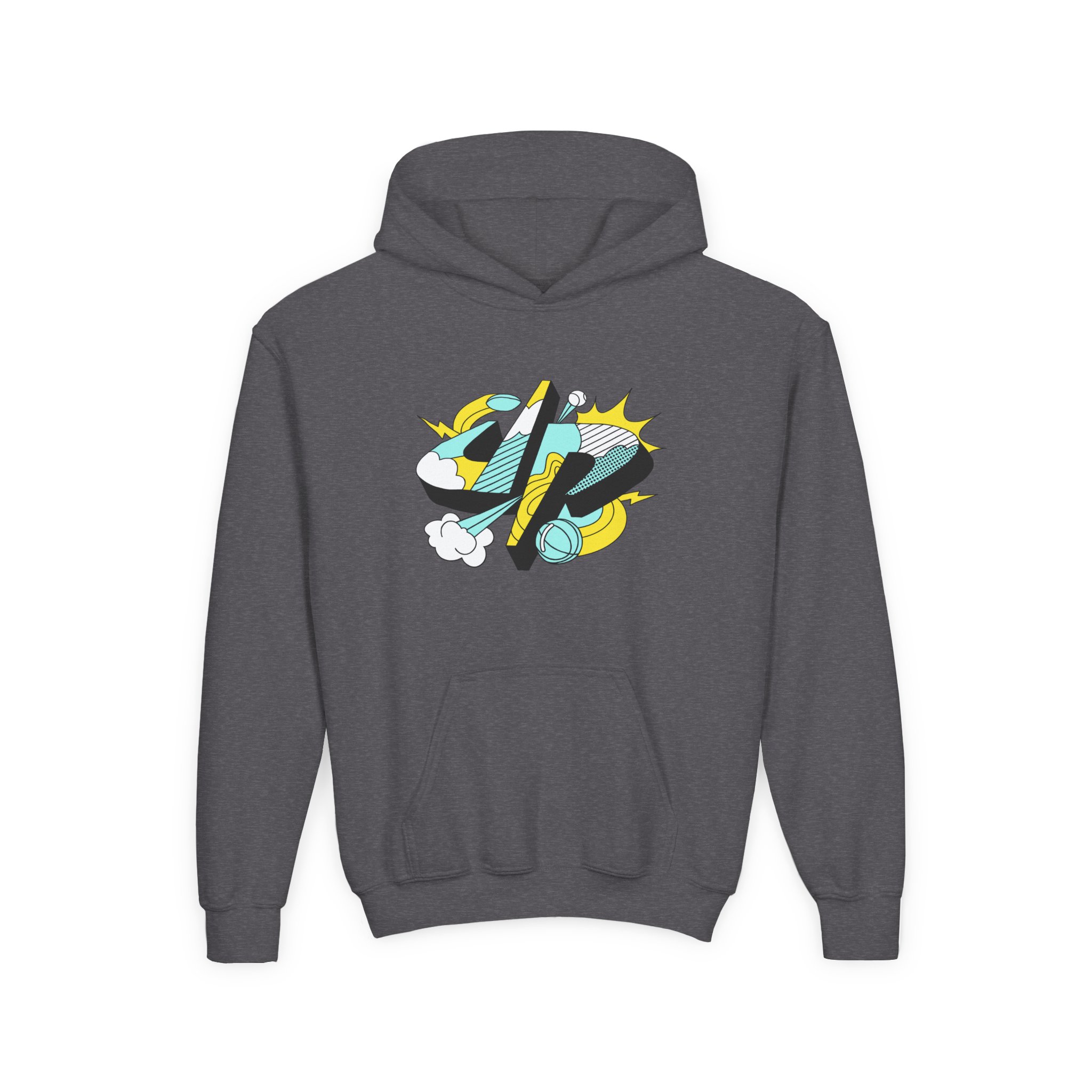 Dude Perfect Dominate Youth Heavy Blend Hooded Sweatshirt - Image 5