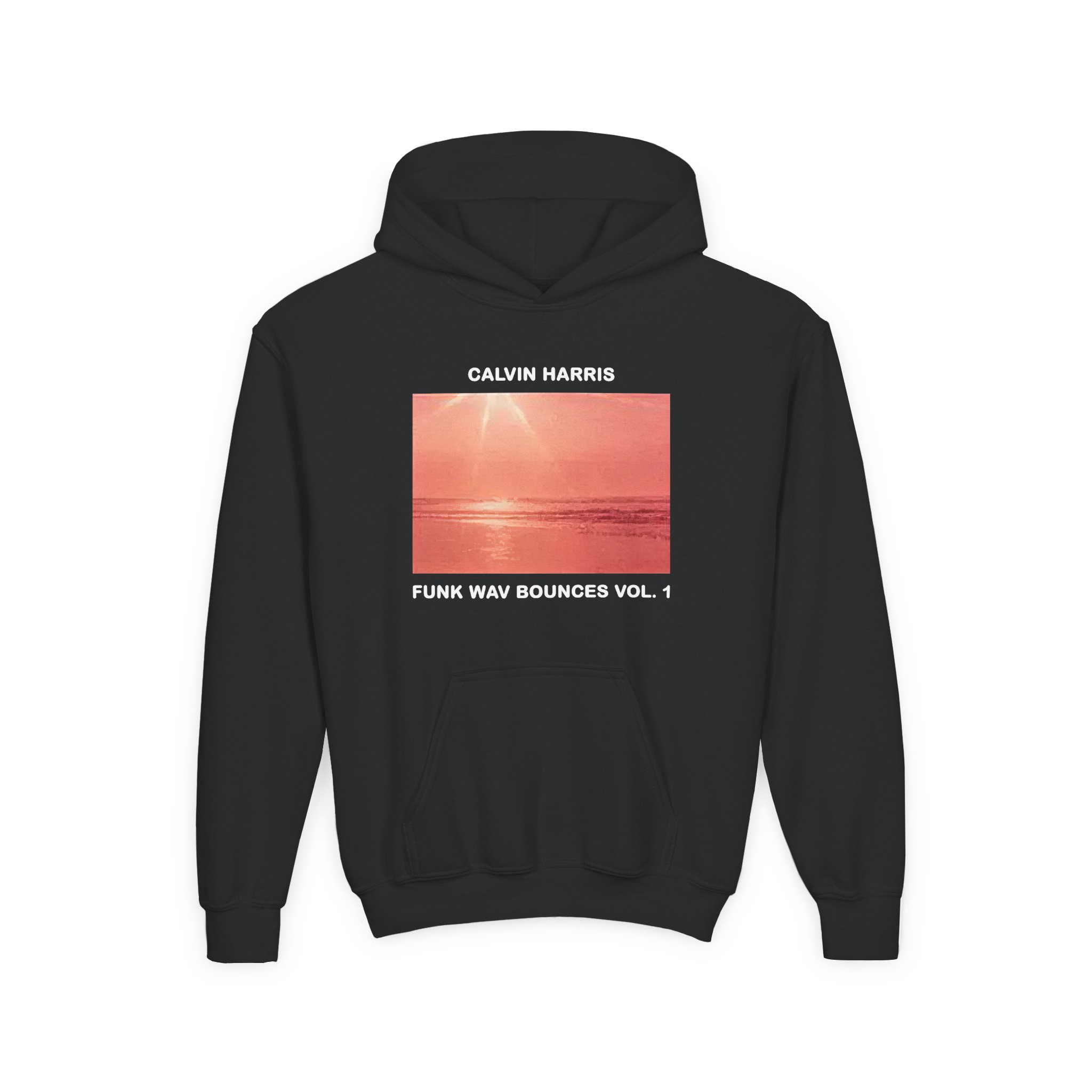 Youth Calvin Harris' Funk Wav Bounces Vol 1 Heavy Blend Hooded Sweatshirt