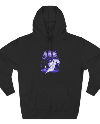 Angelmaker Spooky Three-Panel Fleece Hoodie