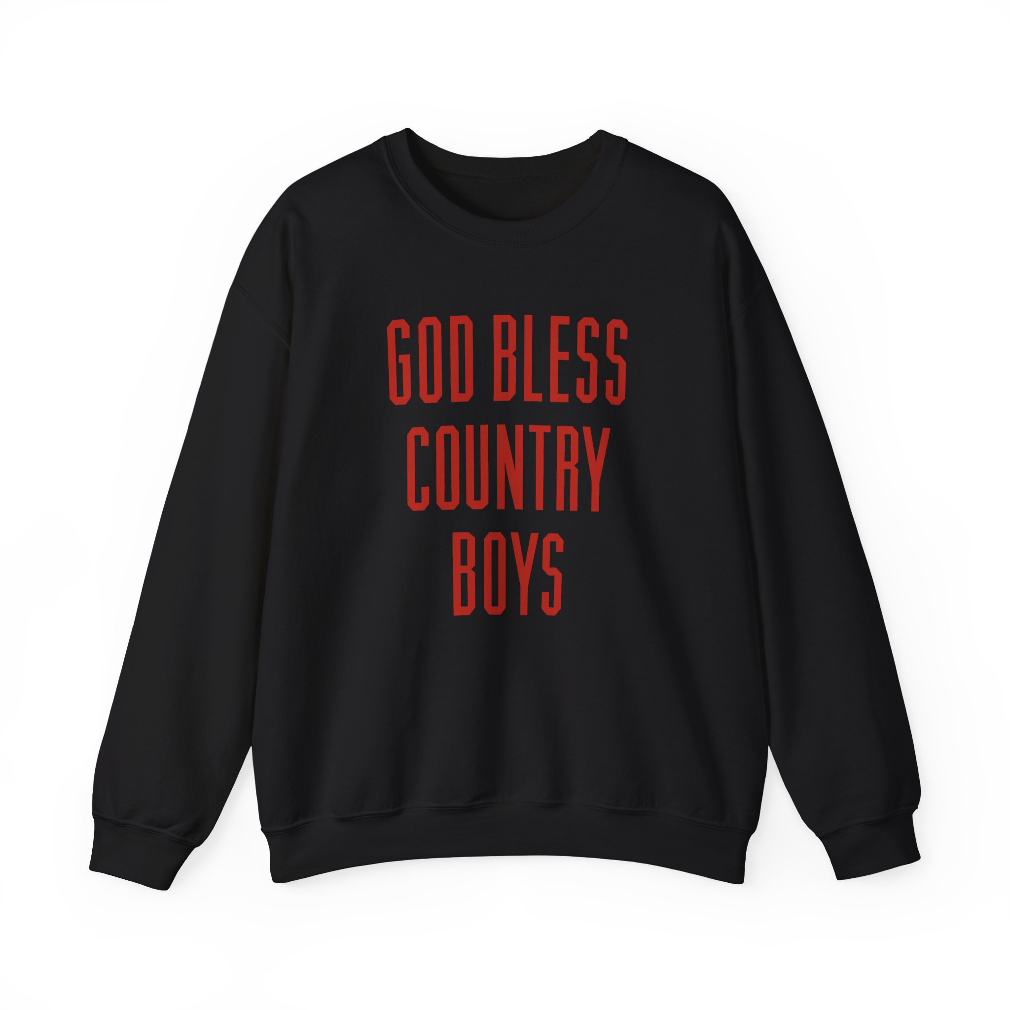 Hd God Bless Country Boys Unisex Heavy Blend™ Crewneck Sweatshirt - Image 5