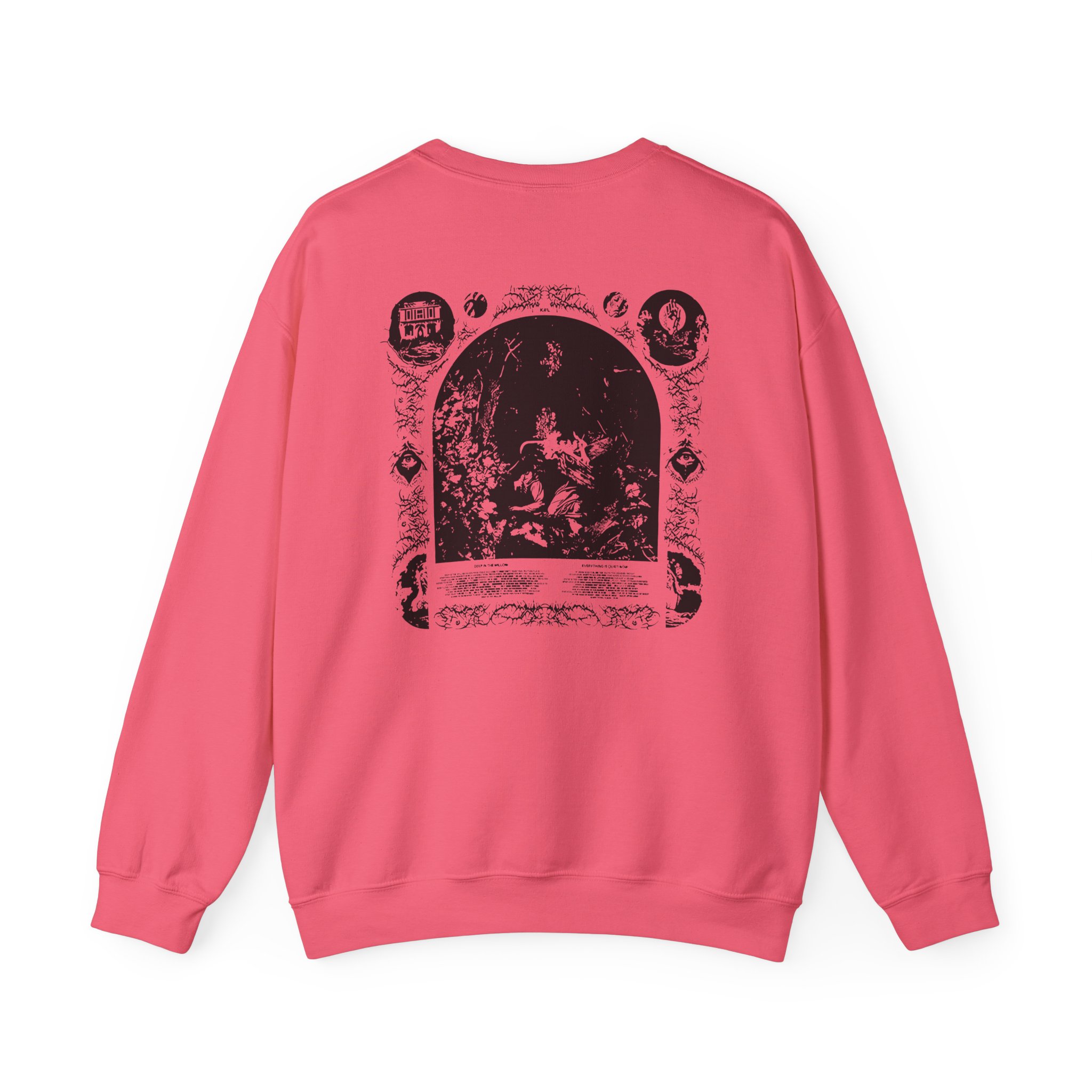 Knocked Loose Quiet Now Unisex Heavy Blend™ Crewneck Sweatshirt - Image 12