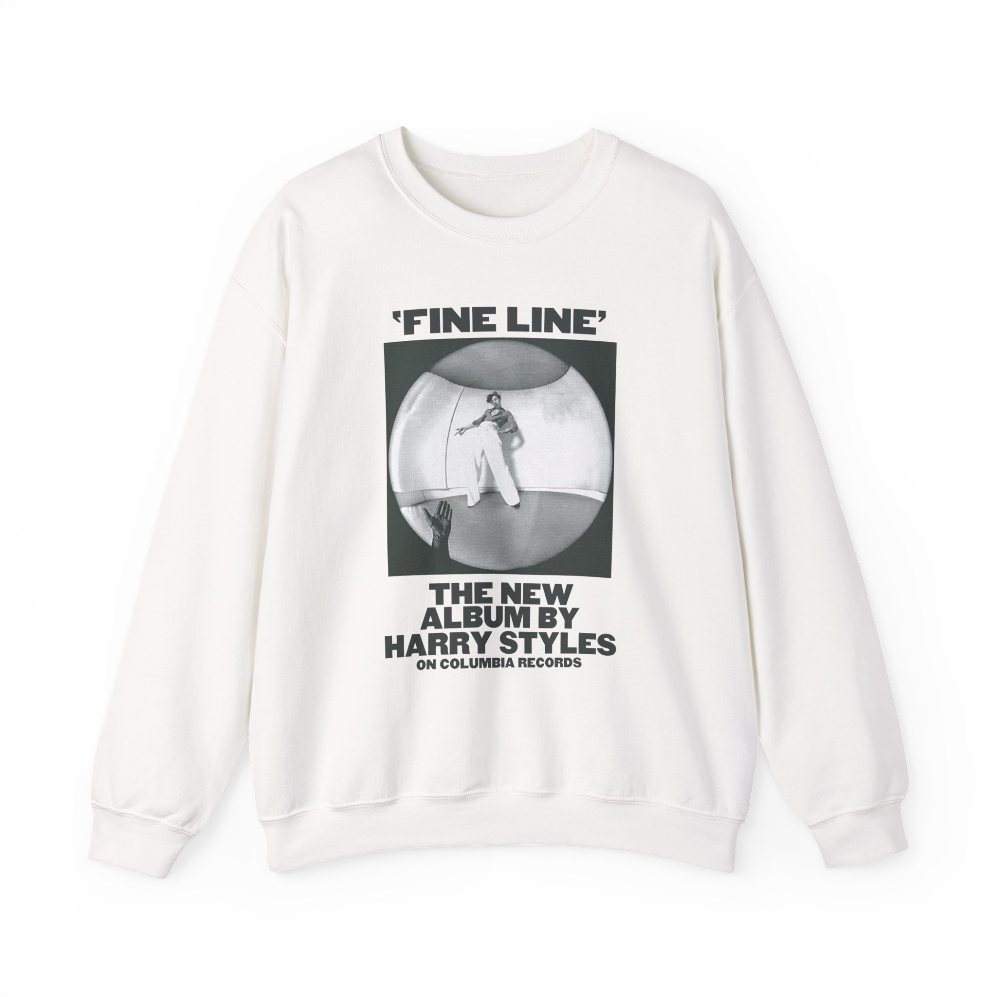 Love on Tour Fine Line Unisex Heavy Blend™ Crewneck Sweatshirt