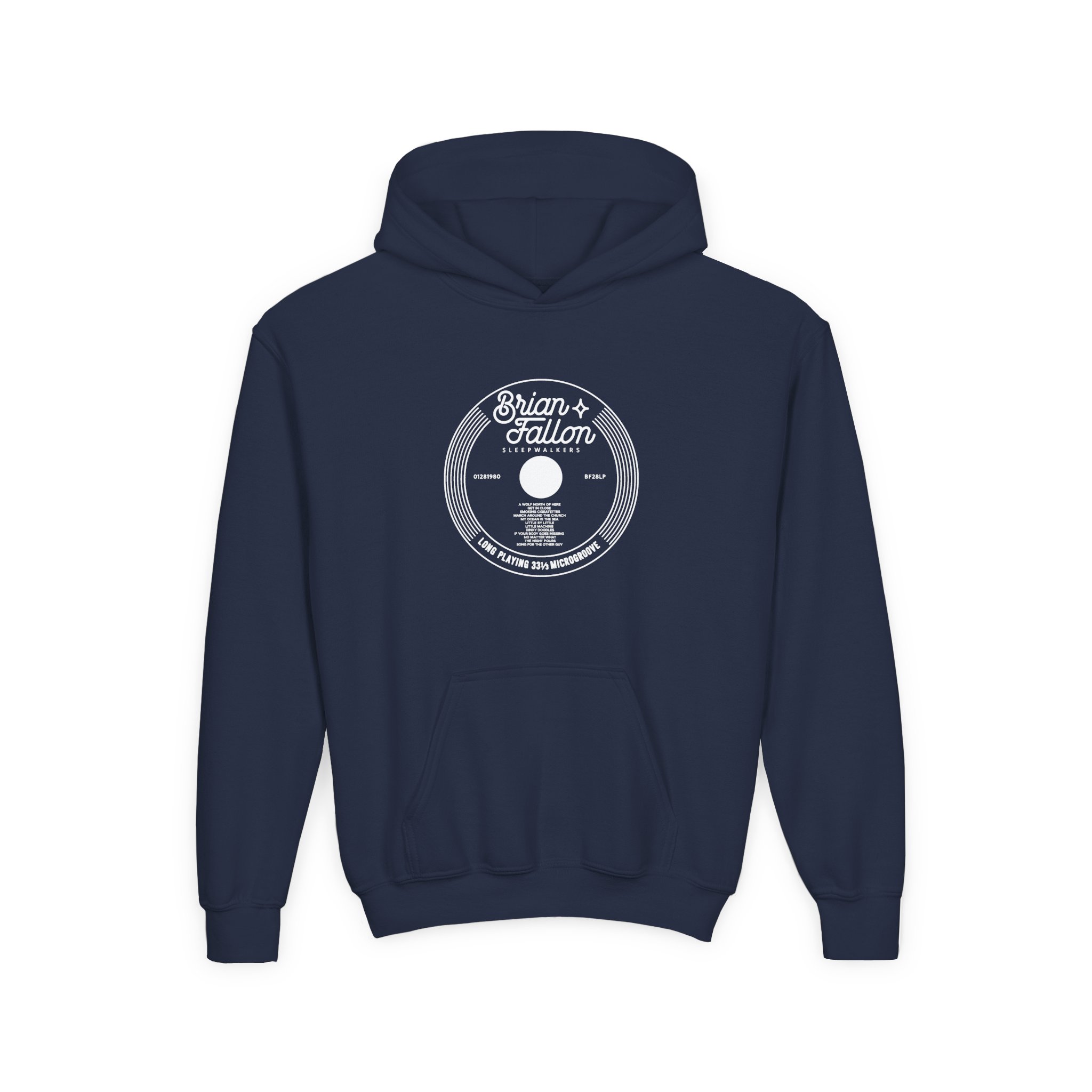 Brian Fallon Record Youth Heavy Blend Hooded Sweatshirt - Image 11