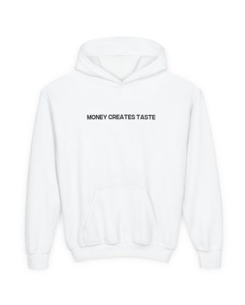 Jenny Holzer Money Creates Taste Youth Heavy Blend Hooded Sweatshirt