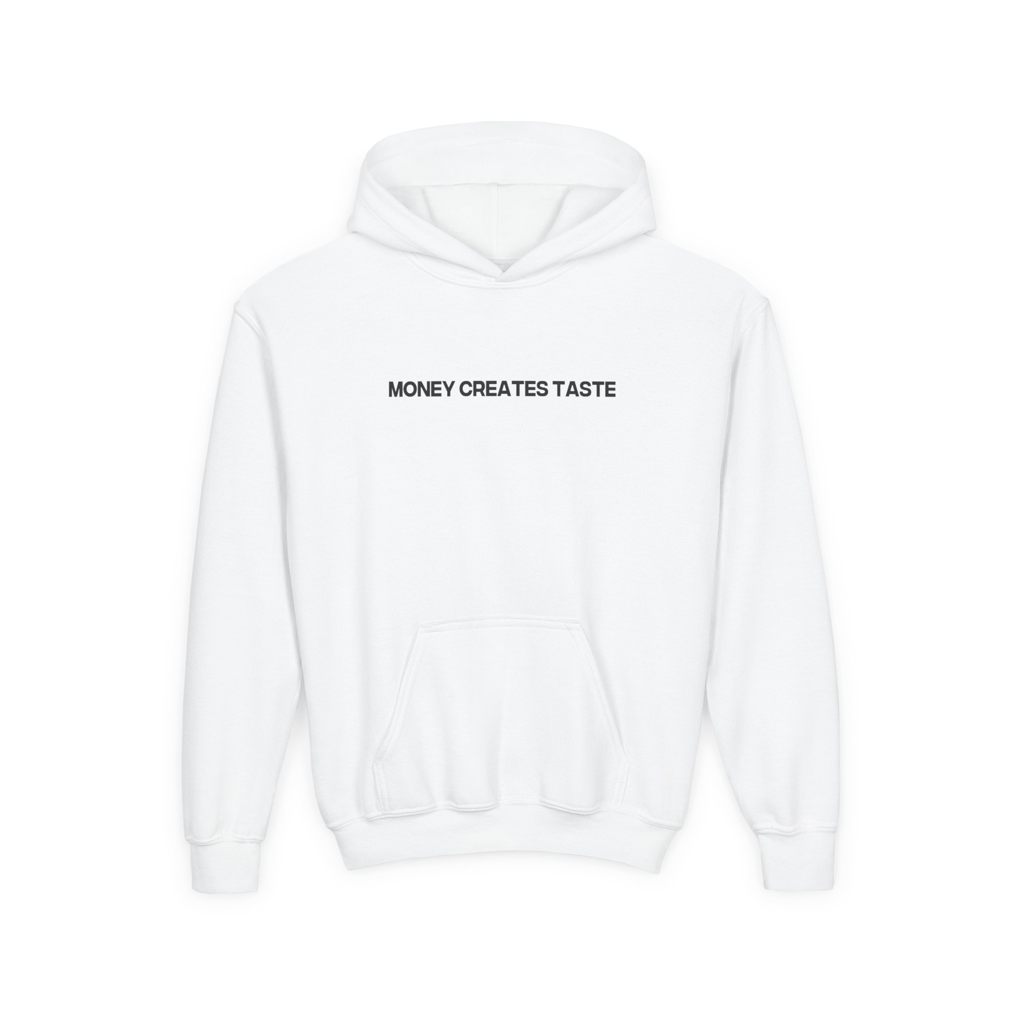 Jenny Holzer Money Creates Taste Youth Heavy Blend Hooded Sweatshirt