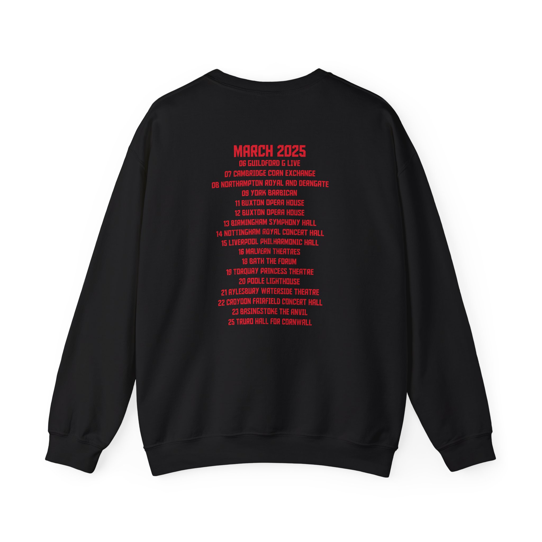 Levellers 2025 March We the Collective Tour Unisex Heavy Blend™ Crewneck Sweatshirt - Image 2