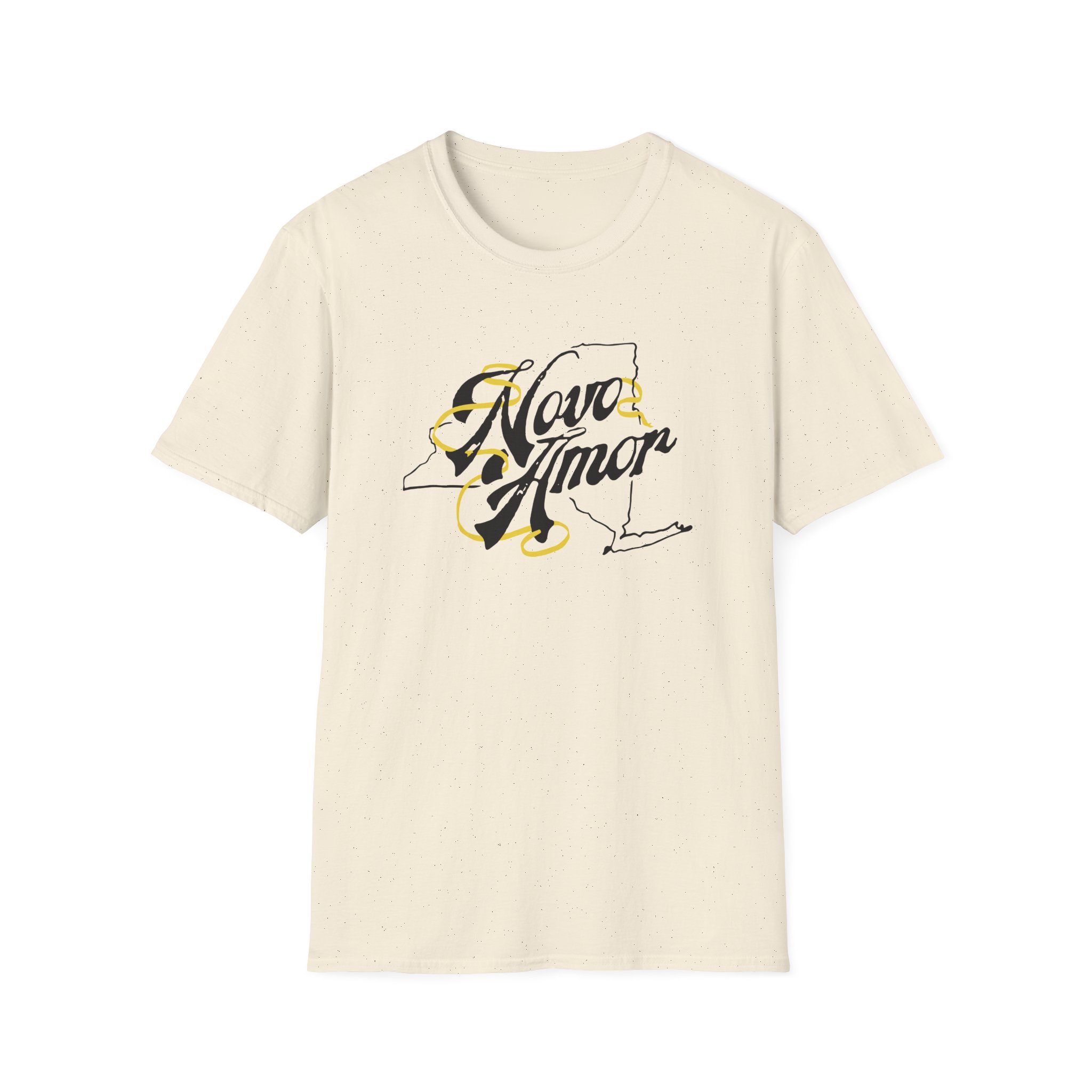 Novo Amor Ny Ribbon Unisex Softstyle T-Shirt - Image 5