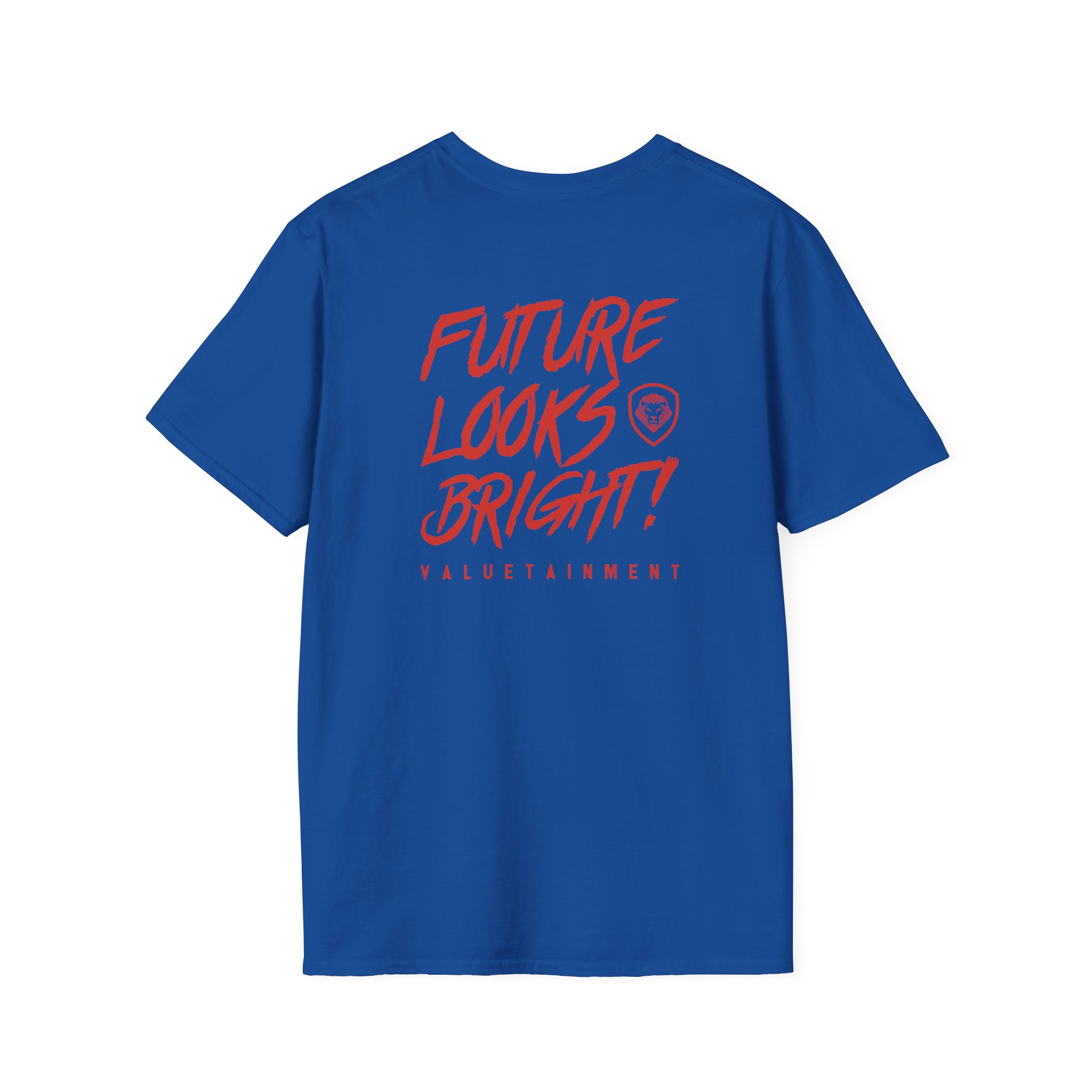 Valuetainment Future Looks Bright Unisex Softstyle T-Shirt - Image 2