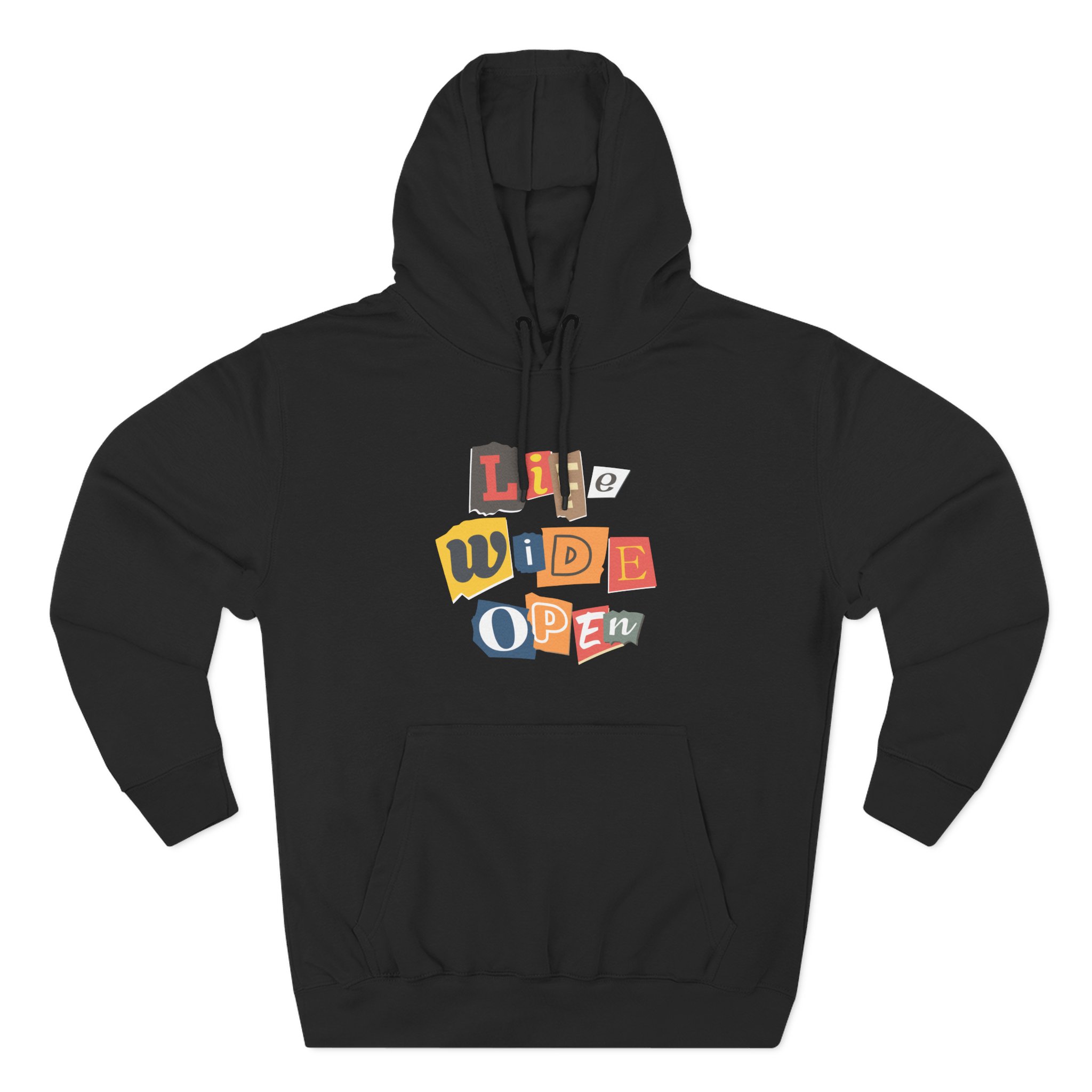 Cboystv Ransom Note Three-Panel Fleece Hoodie