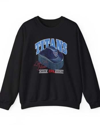 Megan Moroney Titans Cowgirl Hat Unisex Heavy Blend™ Crewneck Sweatshirt