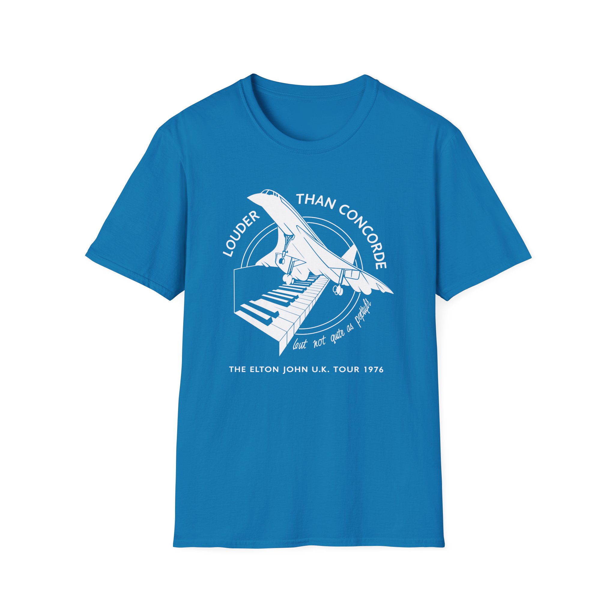Ej Farewell Vintage Louder Than Concorde Unisex Softstyle T-Shirt - Image 11