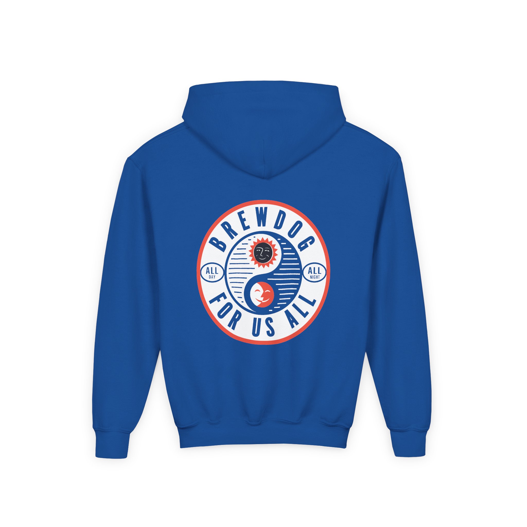 Brewdog All Day All Night Youth Heavy Blend Hooded Sweatshirt - Image 8