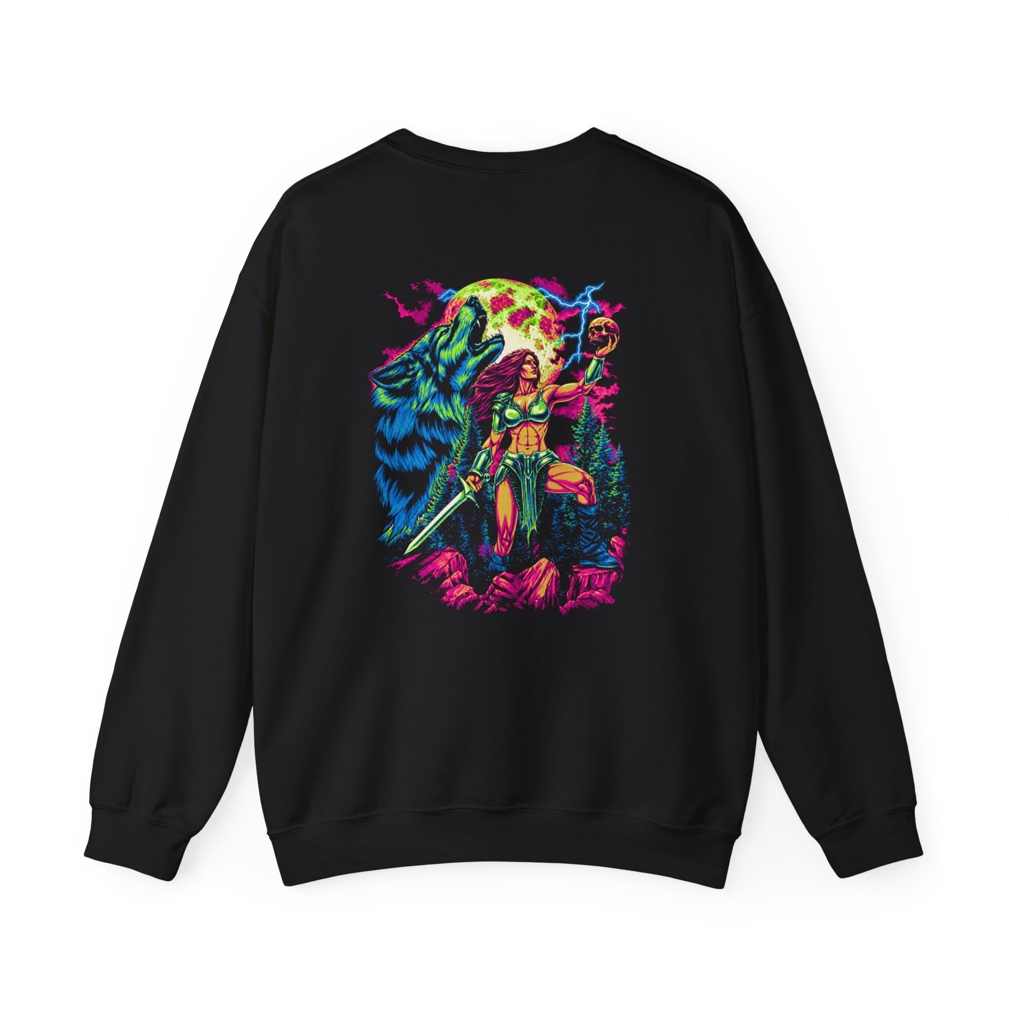 Angelmaker Wolf Spirit (Tour Edition) Unisex Heavy Blend™ Crewneck Sweatshirt - Image 2