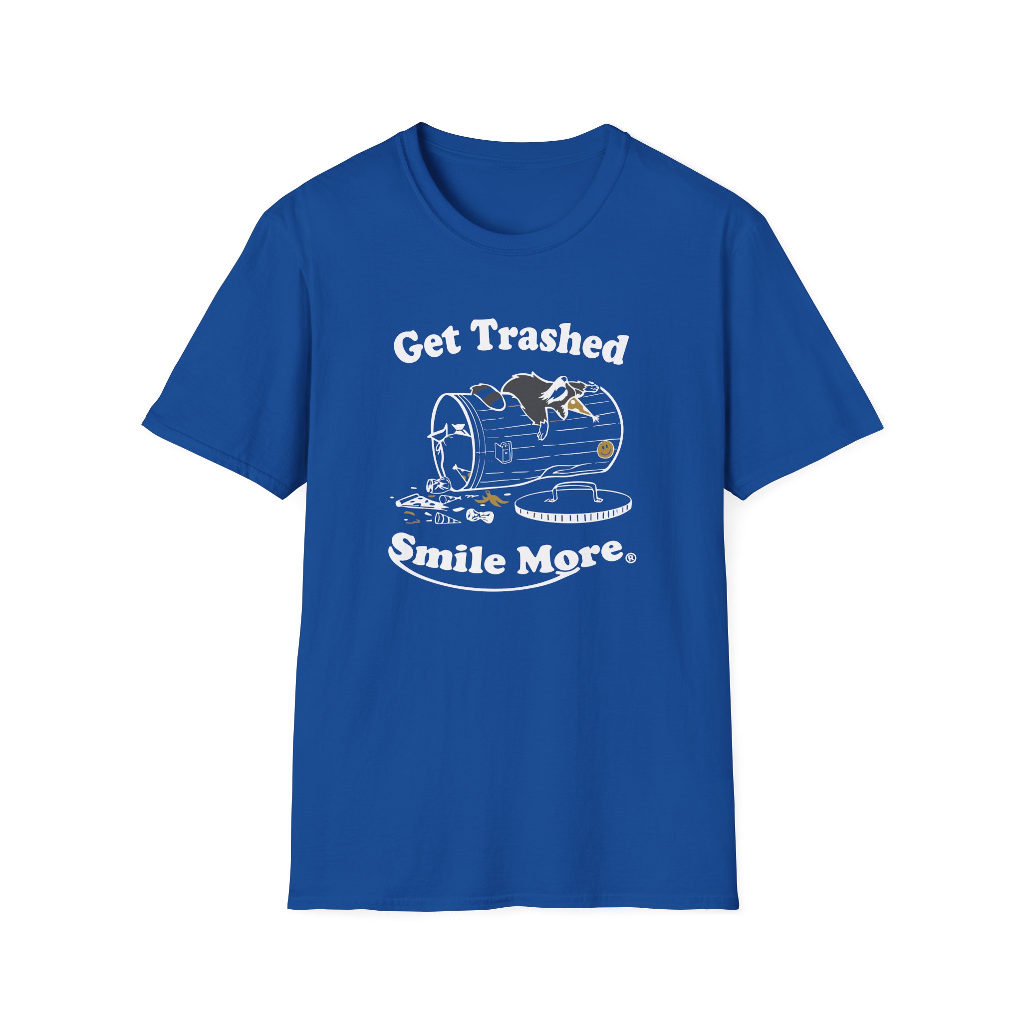 Roman Atwood Get Trashed Unisex Softstyle T-Shirt - Image 13