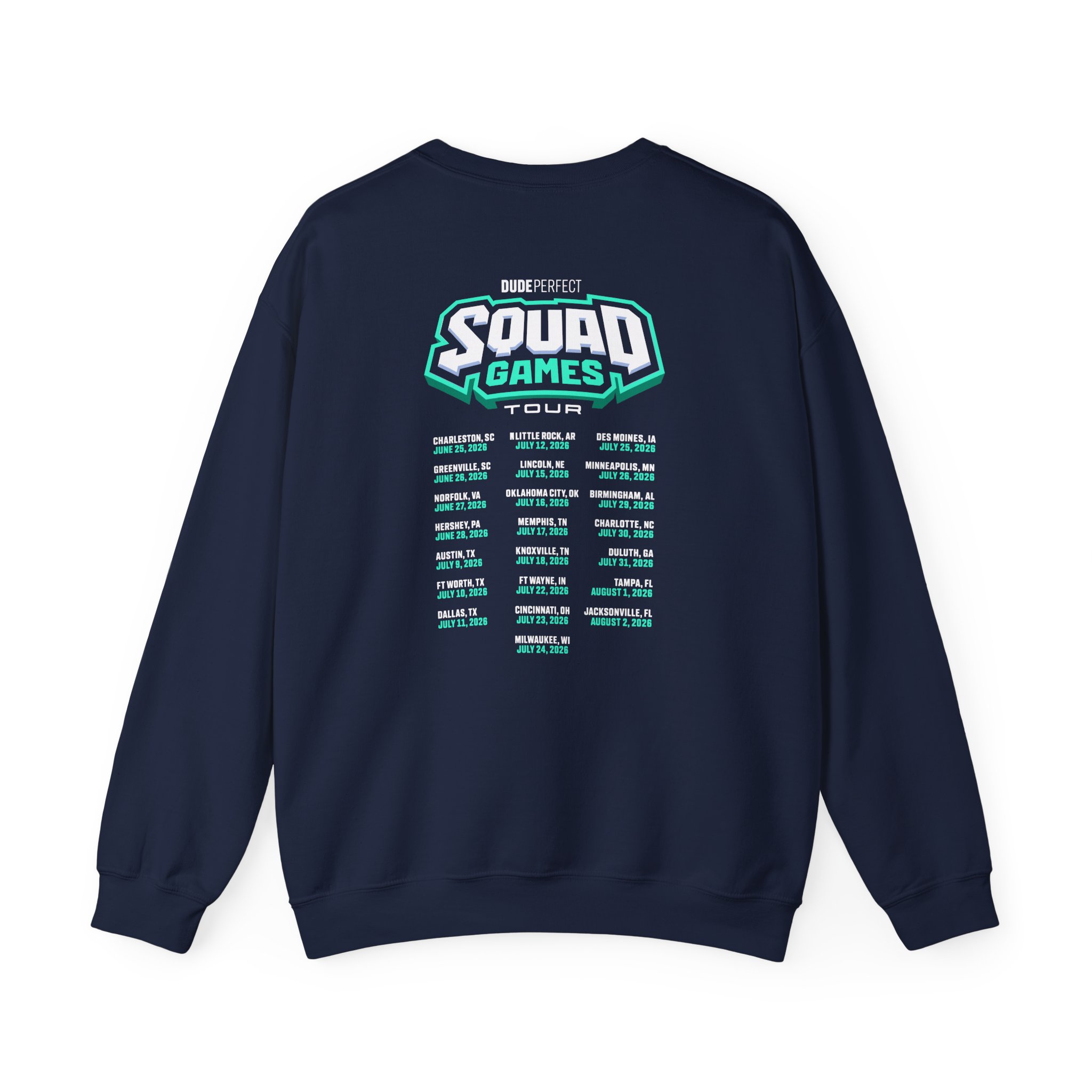 Dude Perfect Squad Games Tour Unisex Heavy Blend™ Crewneck Sweatshirt - Image 6
