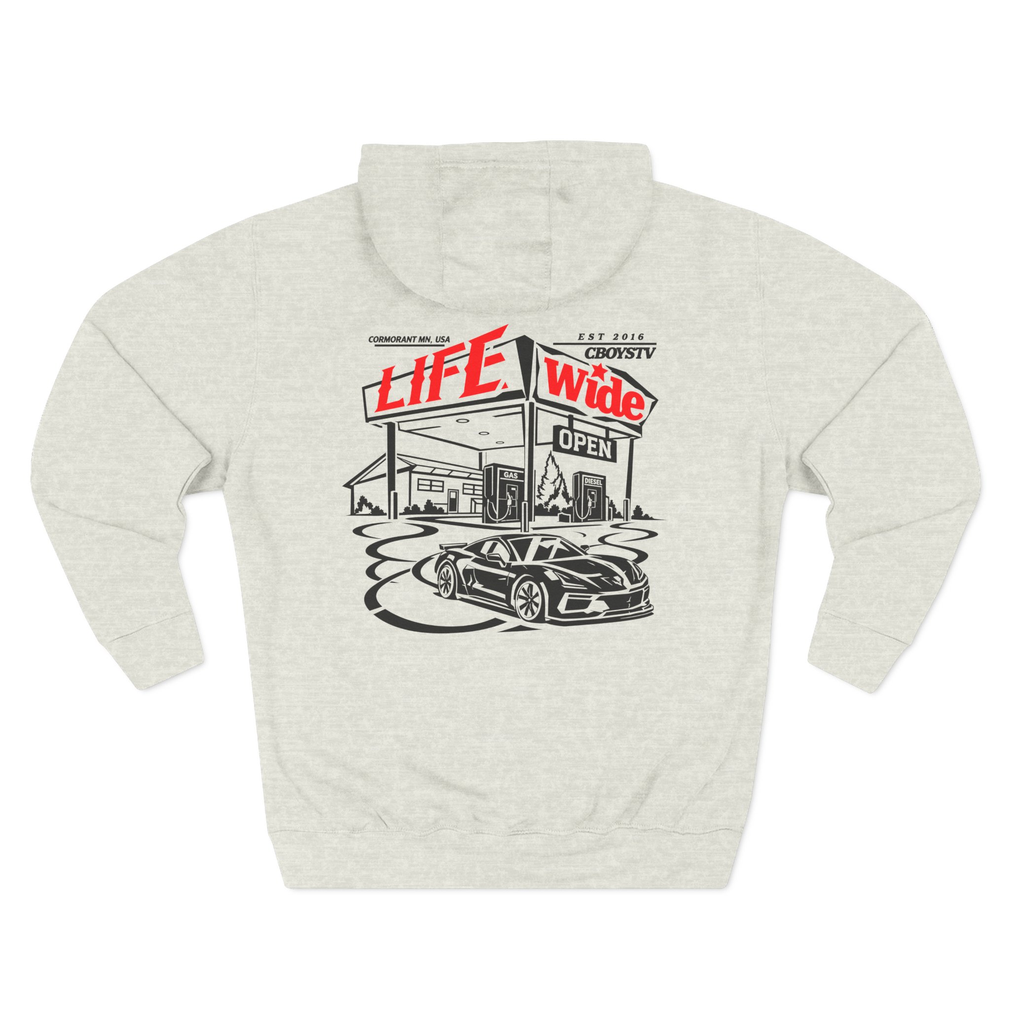 Cboystv C7-Store Three-Panel Fleece Hoodie - Image 10