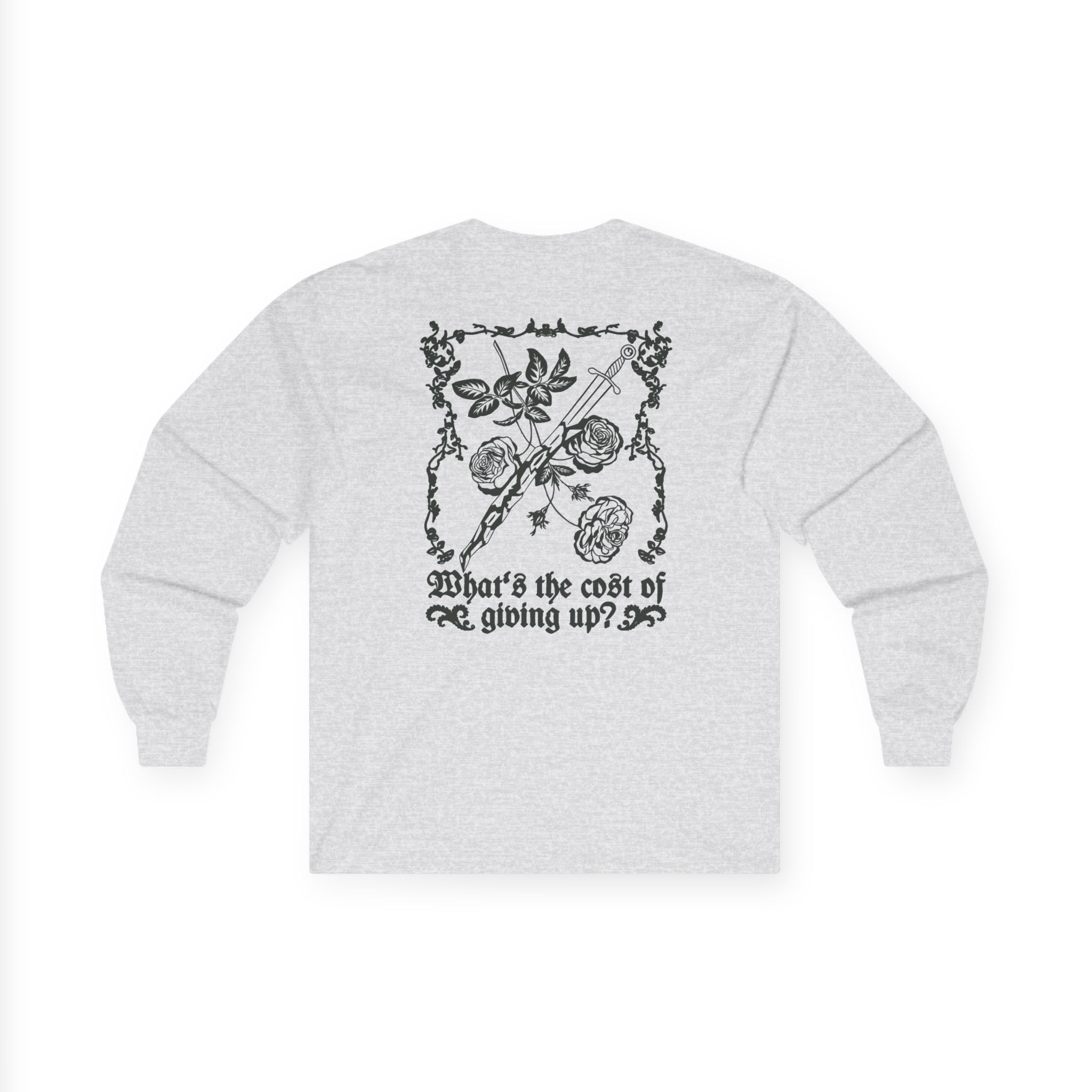 Poppy Cost Of Giving Up Unisex Ultra Cotton Long Sleeve Tee - Image 4