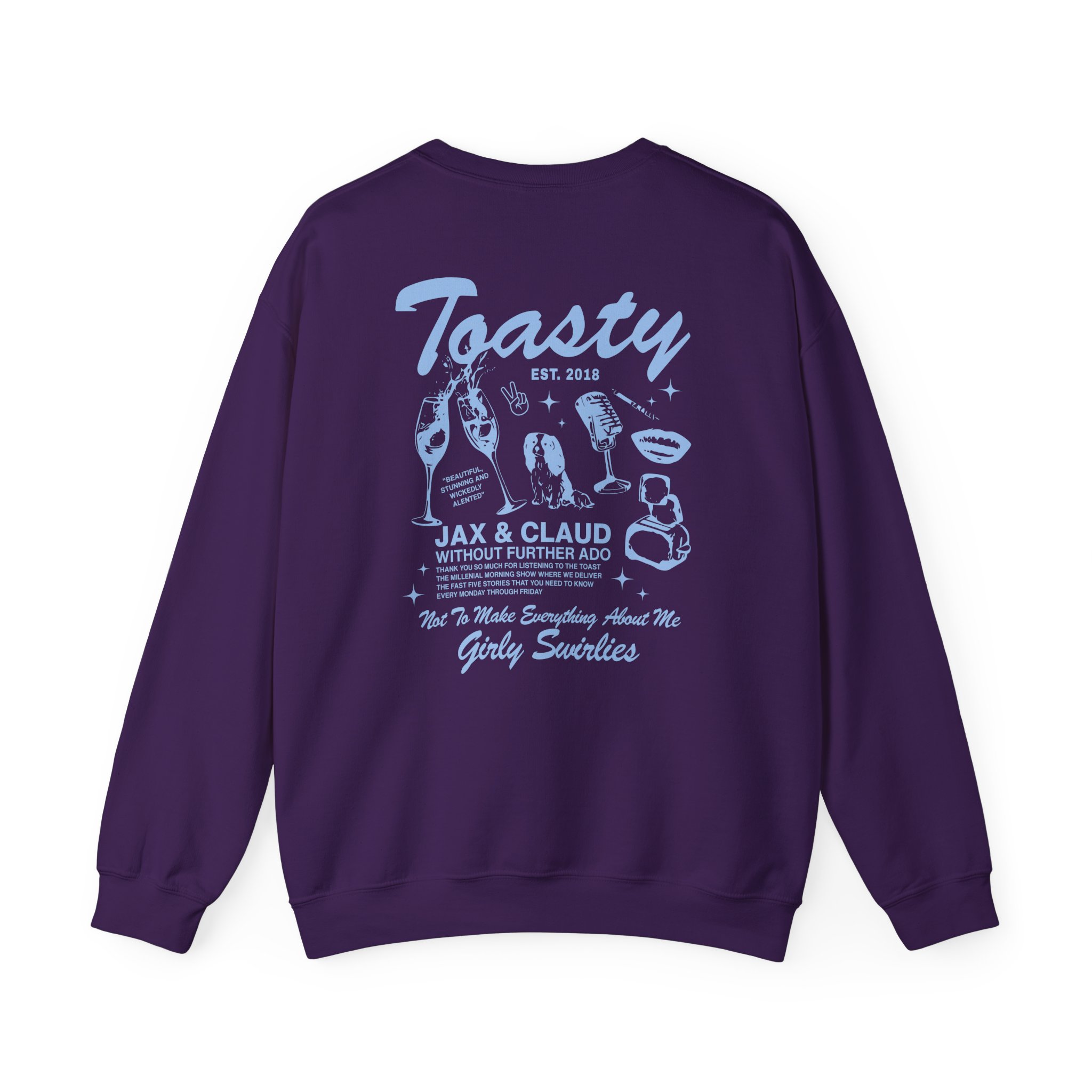 The Toast Toasty Boyfriend Unisex Heavy Blend™ Crewneck Sweatshirt - Image 24