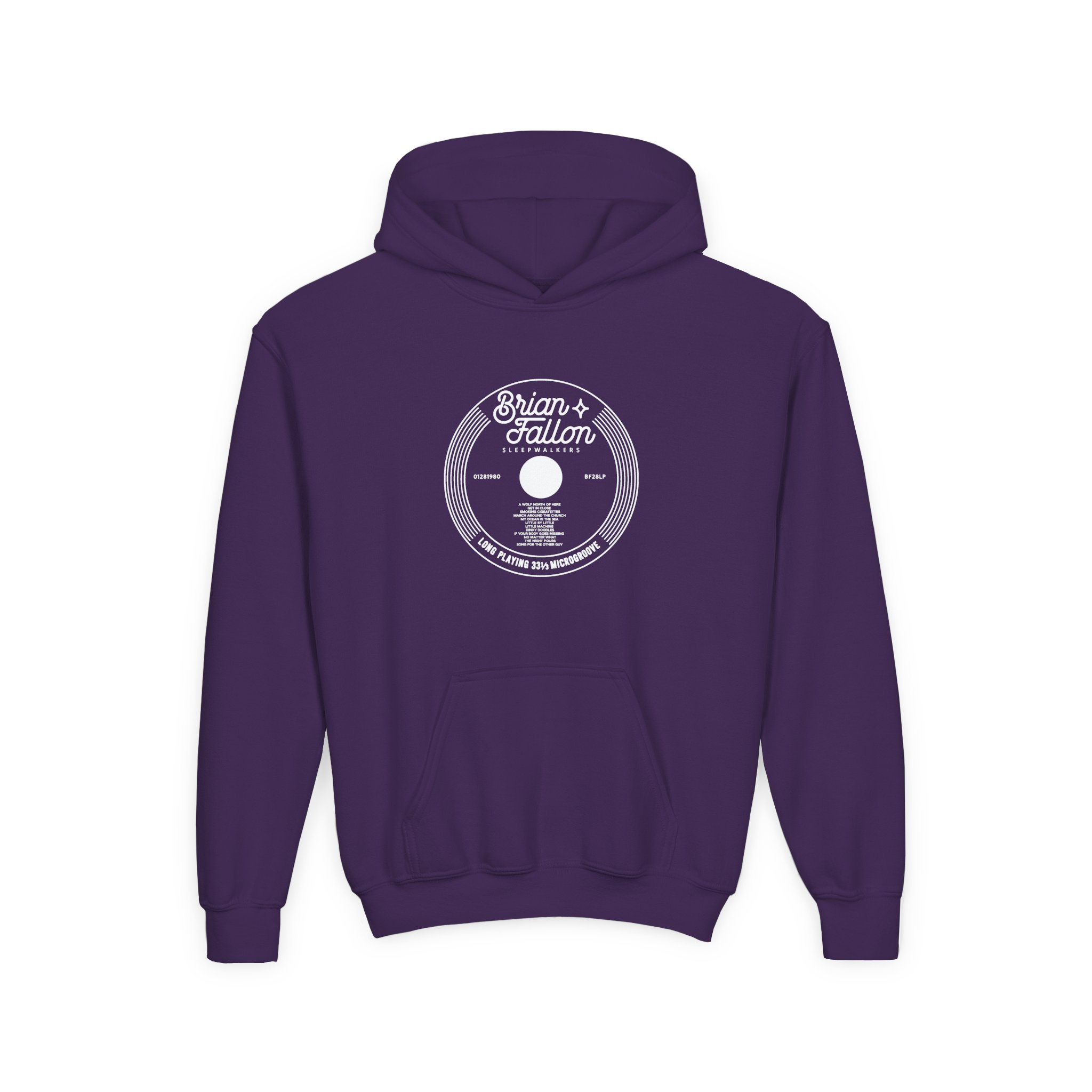 Brian Fallon Record Youth Heavy Blend Hooded Sweatshirt - Image 13