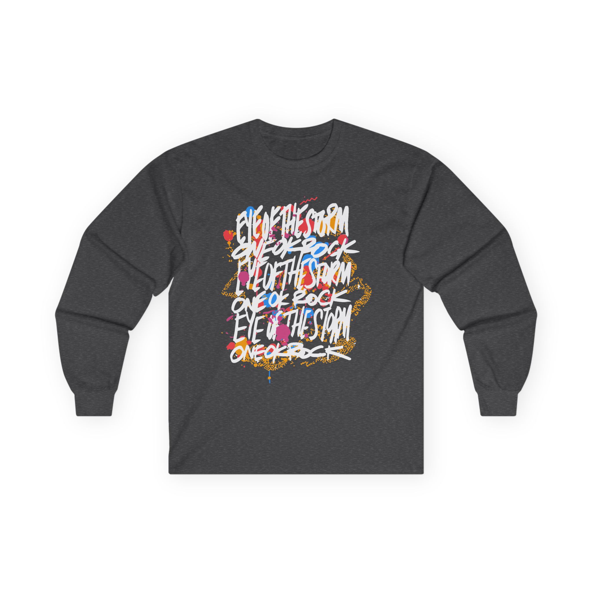 One Ok Rock Painted Storm Unisex Ultra Cotton Long Sleeve Tee - Image 9