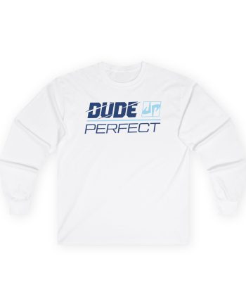 Dude Perfect Slash Wordmark Unisex Ultra Cotton Long Sleeve Tee